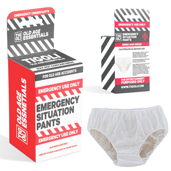 Emergency Situation Pants! - Old Age Retirement – Panda Loco