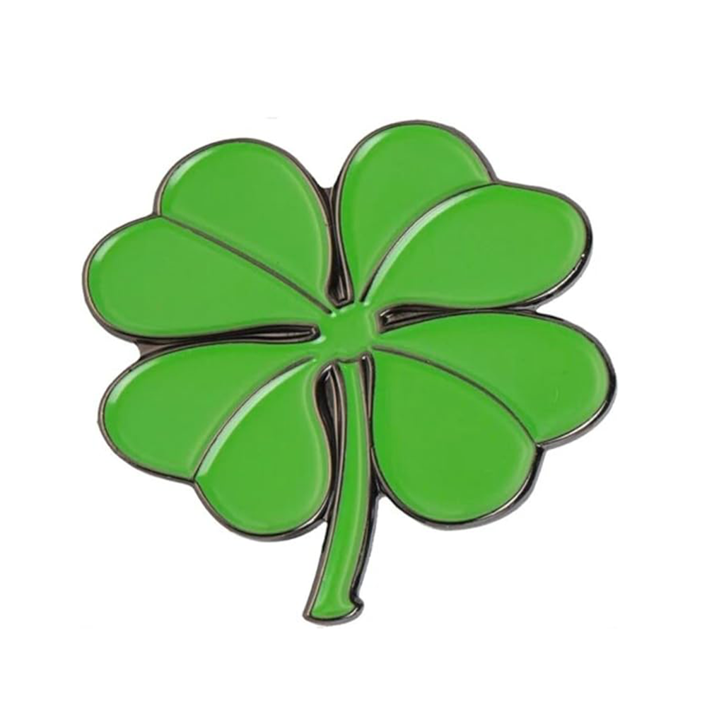 Irish 4 Leaf Clover Pin Badge