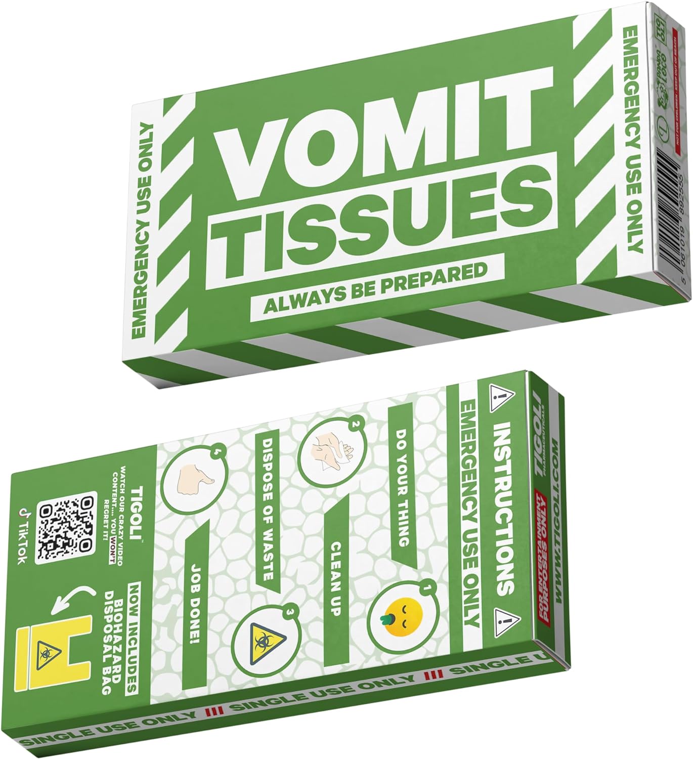 Emergency Vomit Tissues