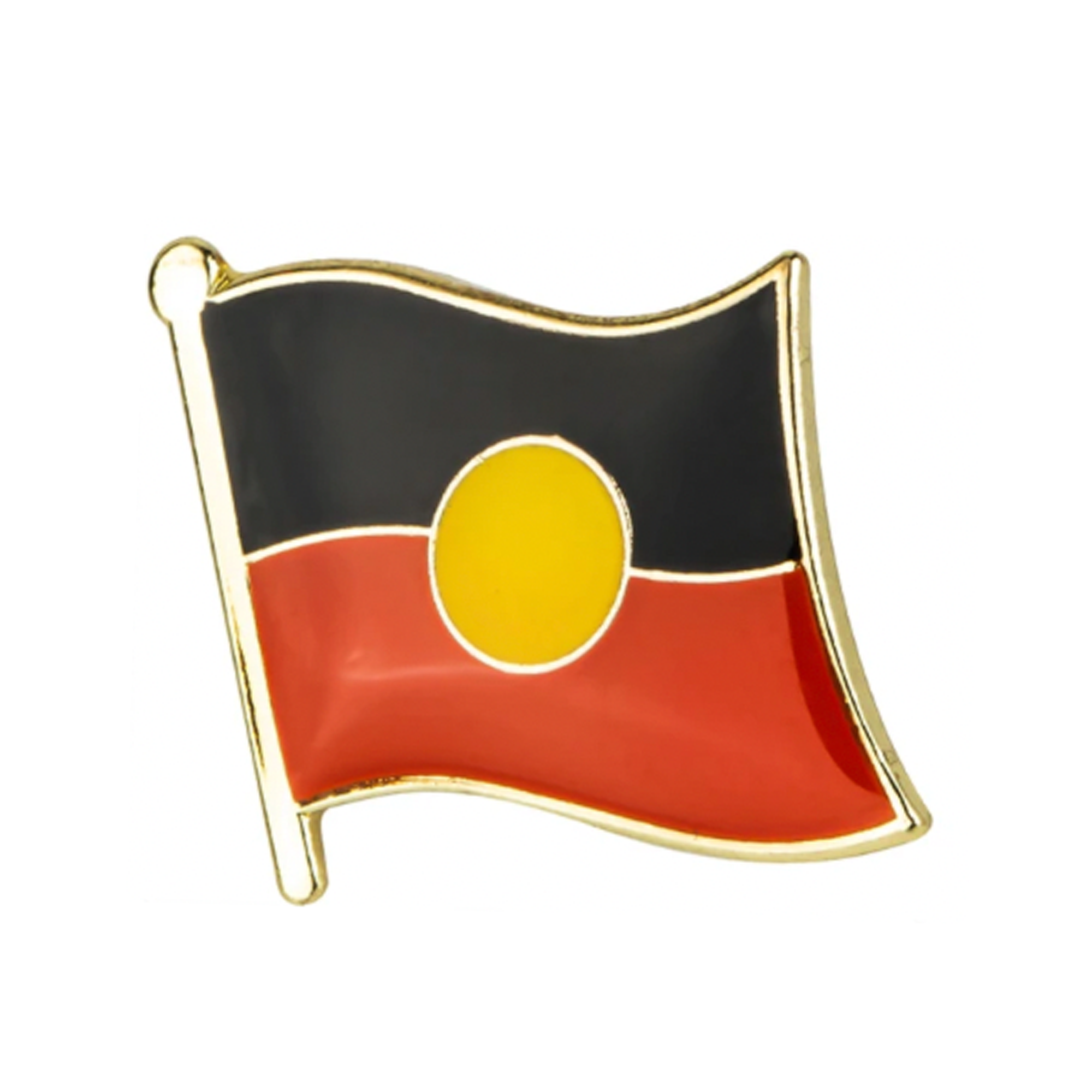 Aboriginal Australians Flag Pin Badge