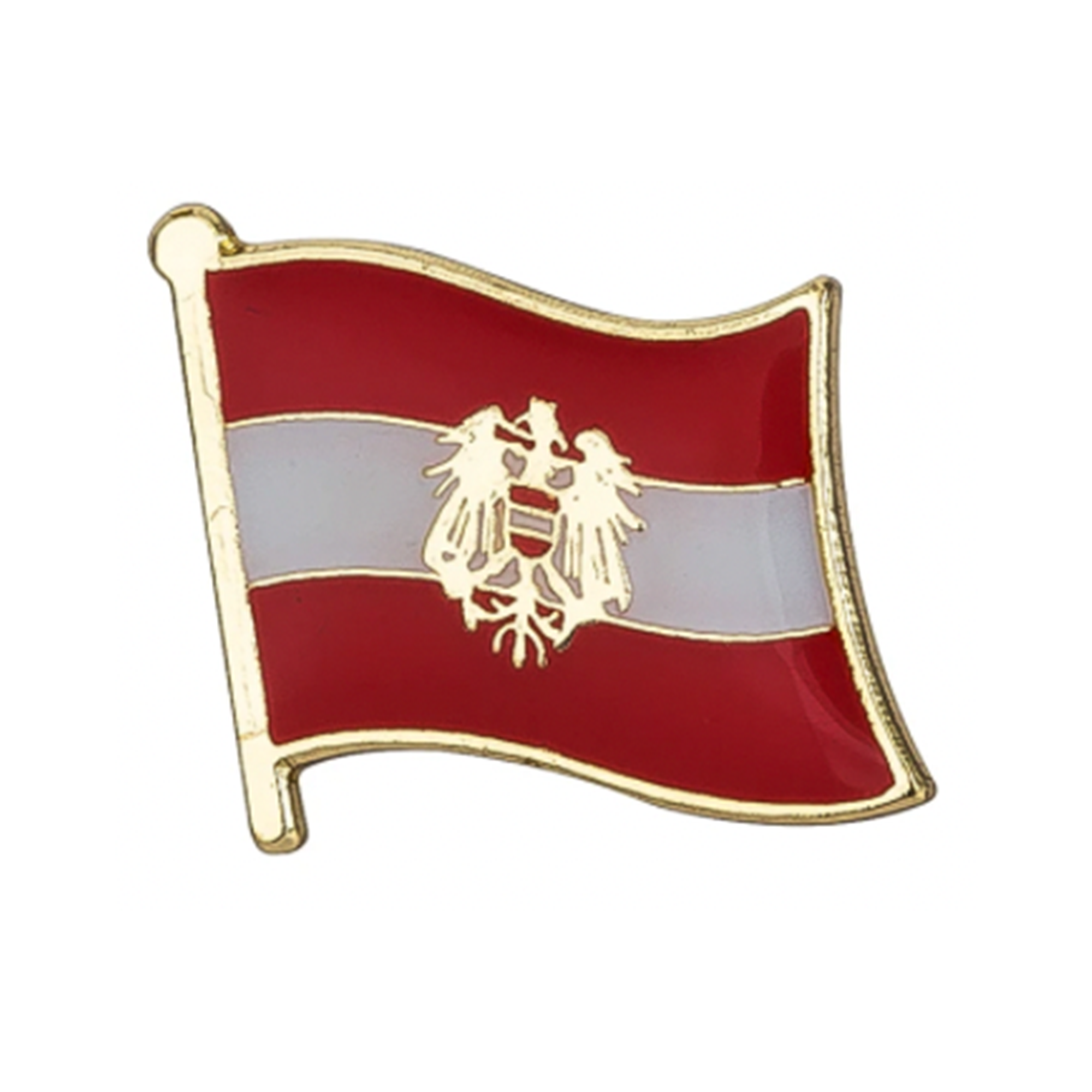 Austria Coat Of Arms Flag Pin Badge