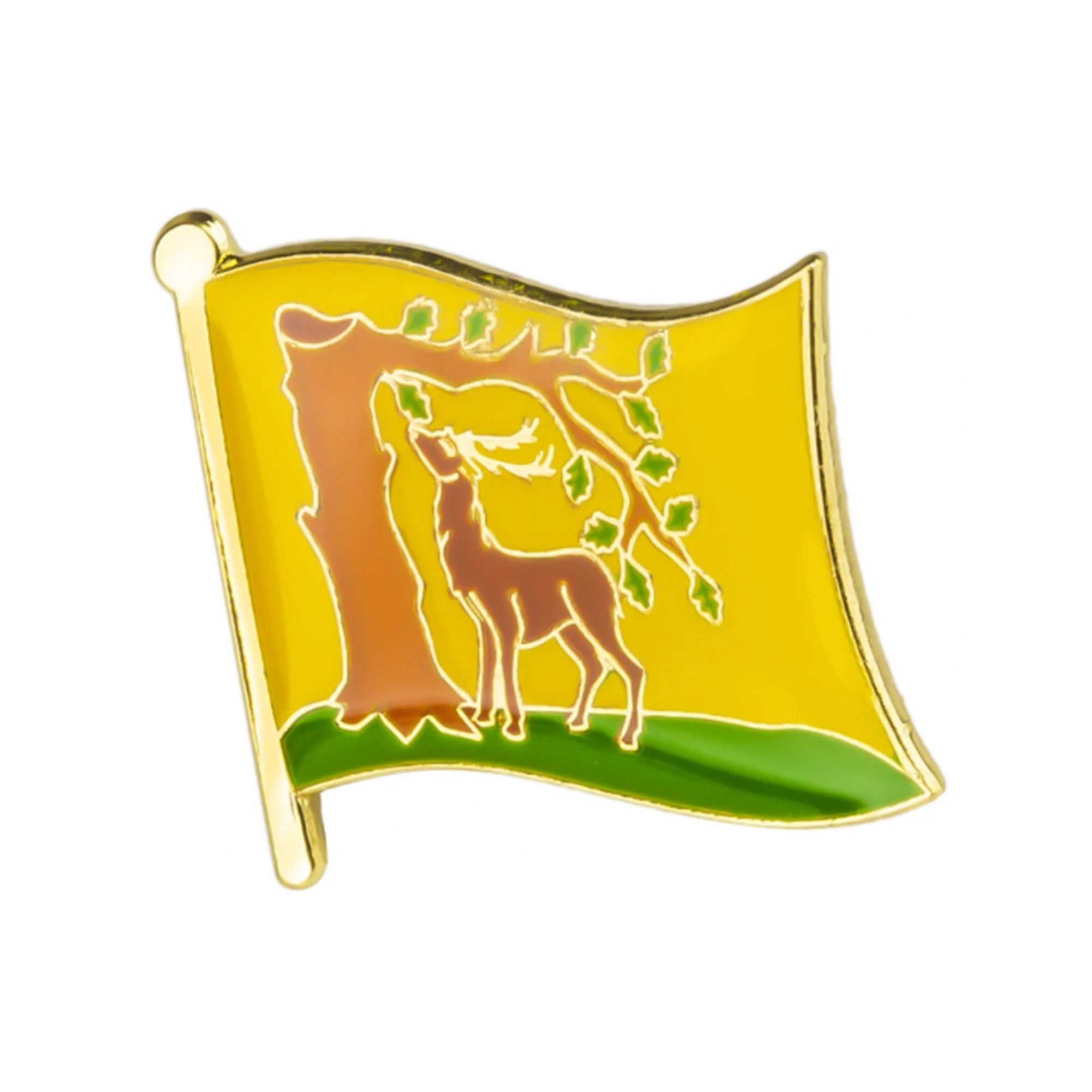 Berkshire English County Flag Pin Badge