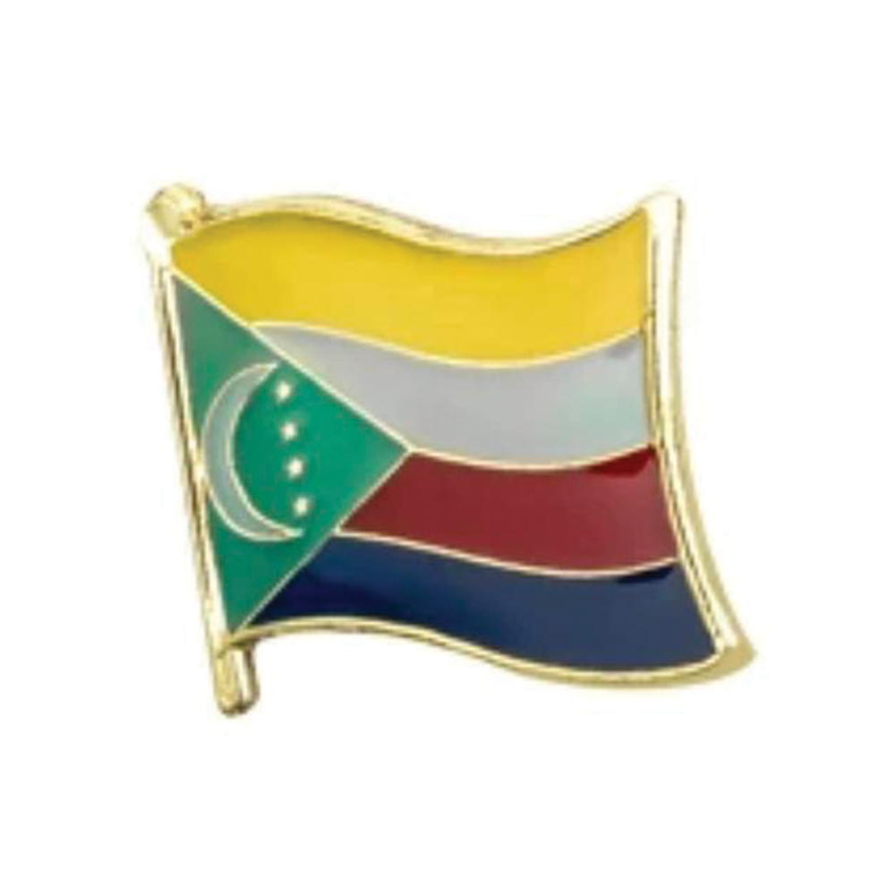Comoros Flag Pin Badge