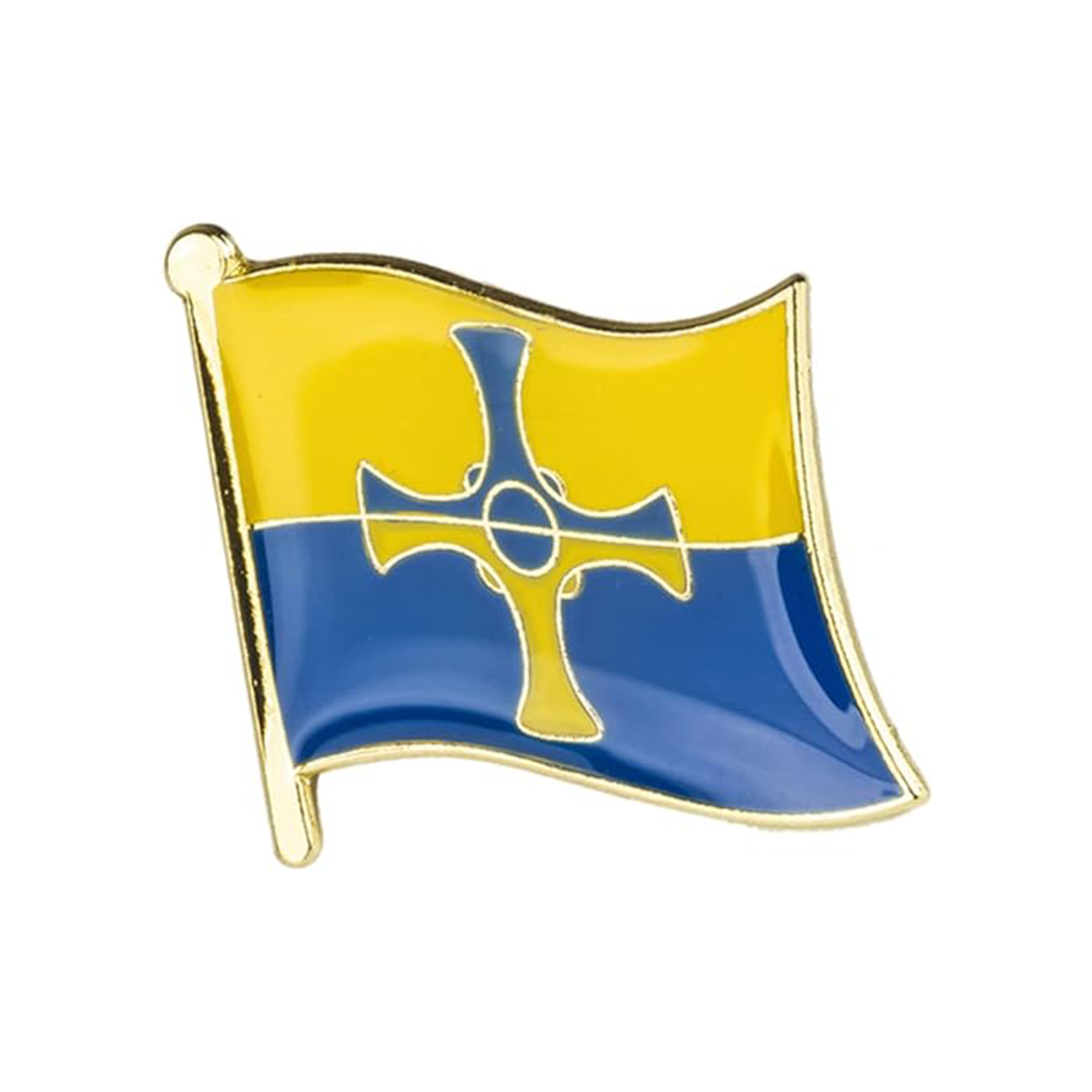 County Durham Regional English County Flag Pin Badge