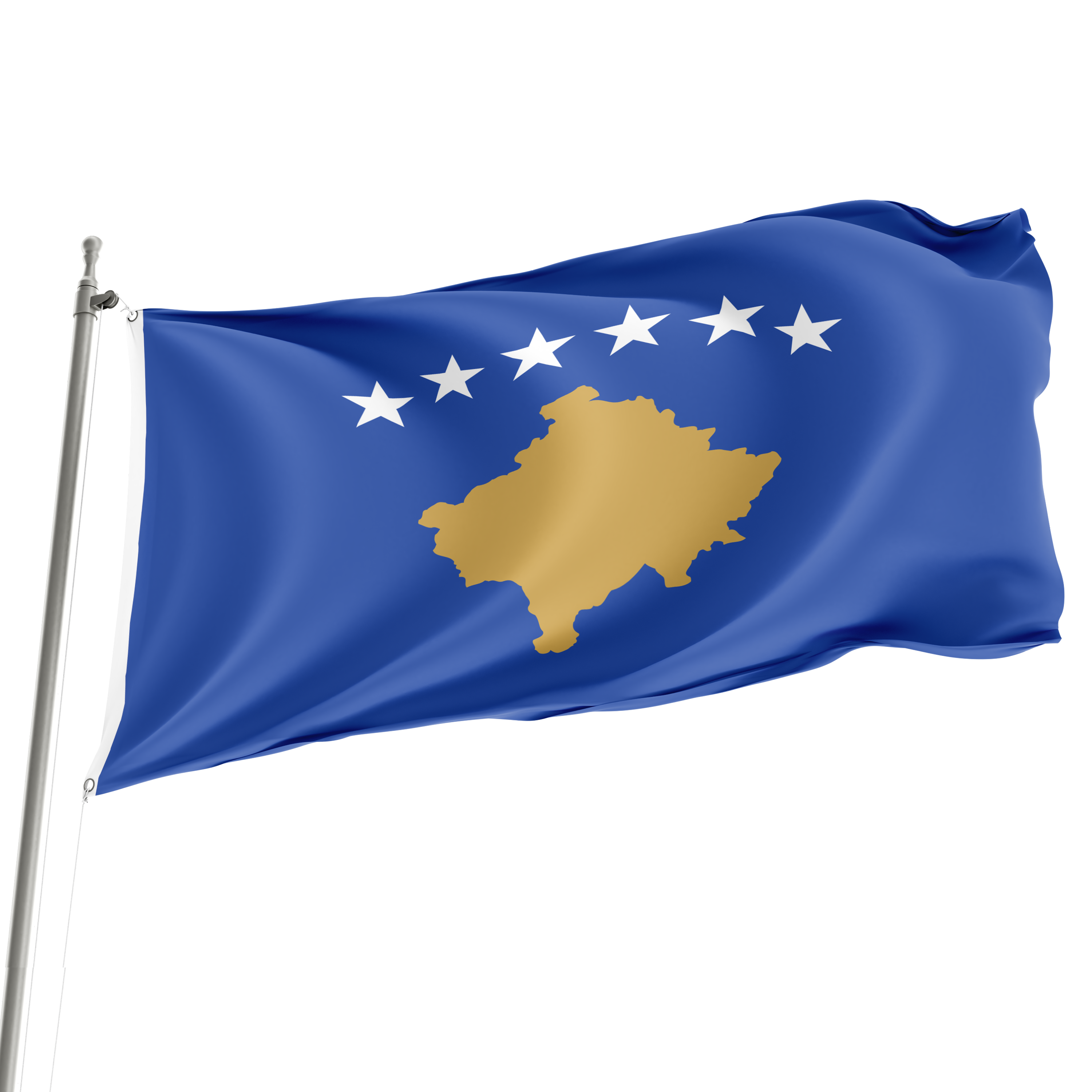 Bandera de Kosovo de 3 x 5 pies