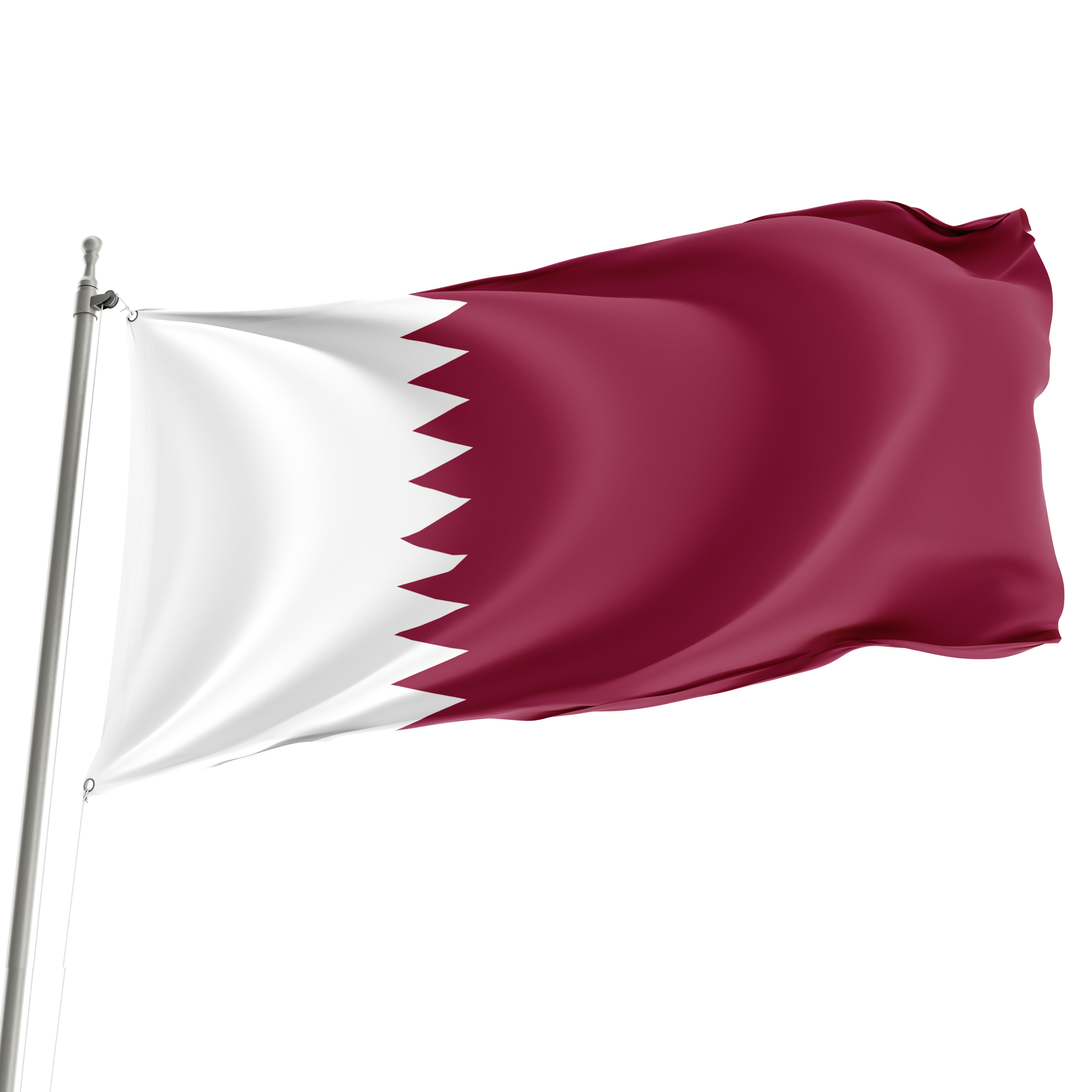 Bandera de Qatar de 3' x 5'