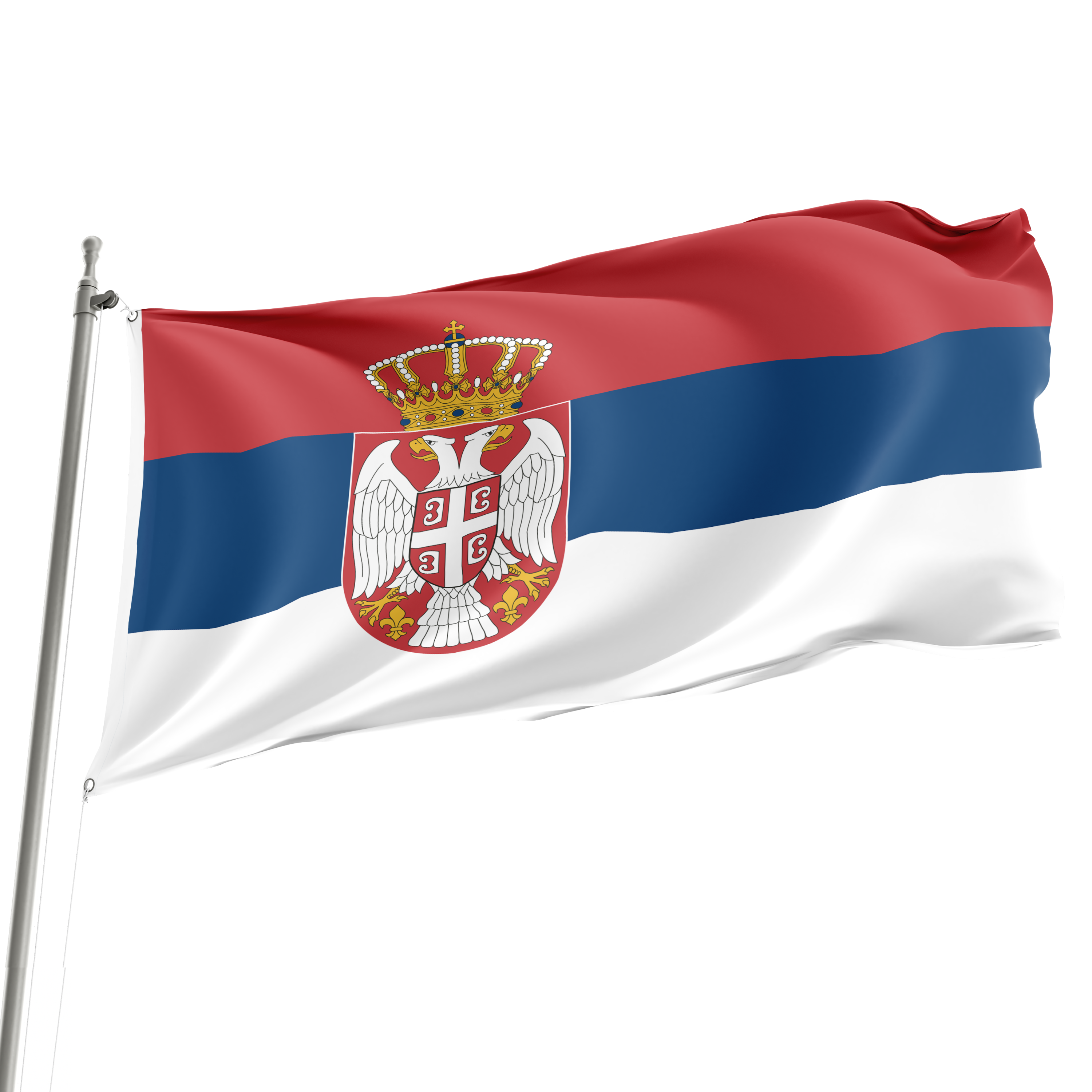 Bandera de Serbia de 3 x 5 pies