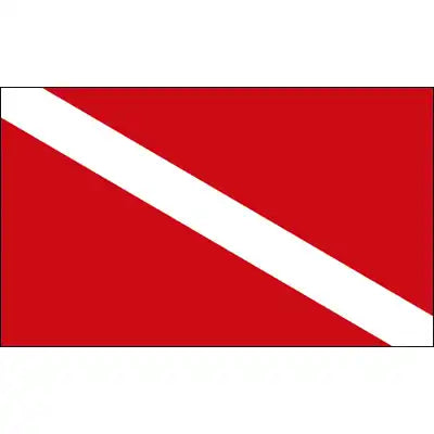 Bandera de buceo de 3' x 5'