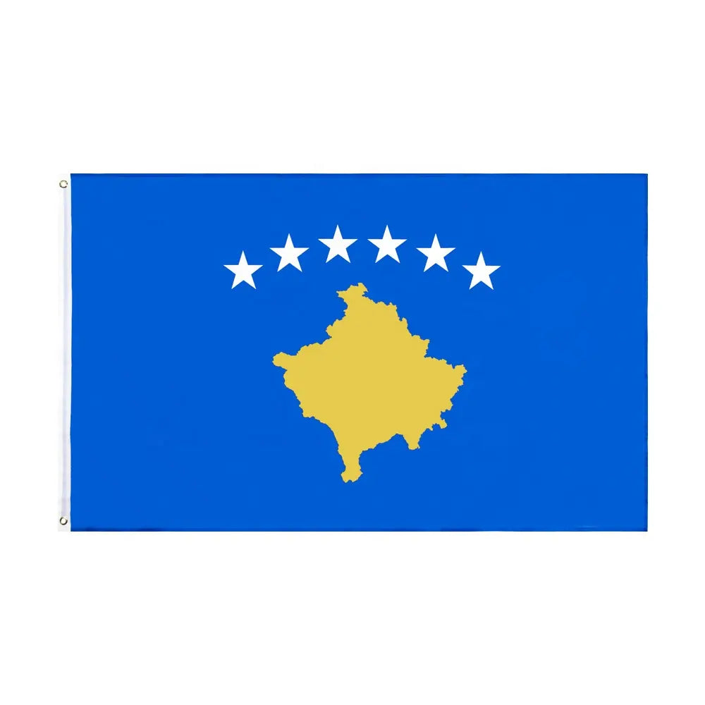 Bandera de Kosovo de 3 x 5 pies