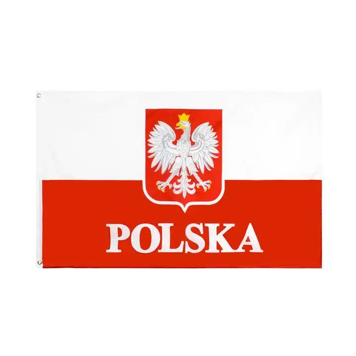 Bandera de Polonia de 3' x 5'