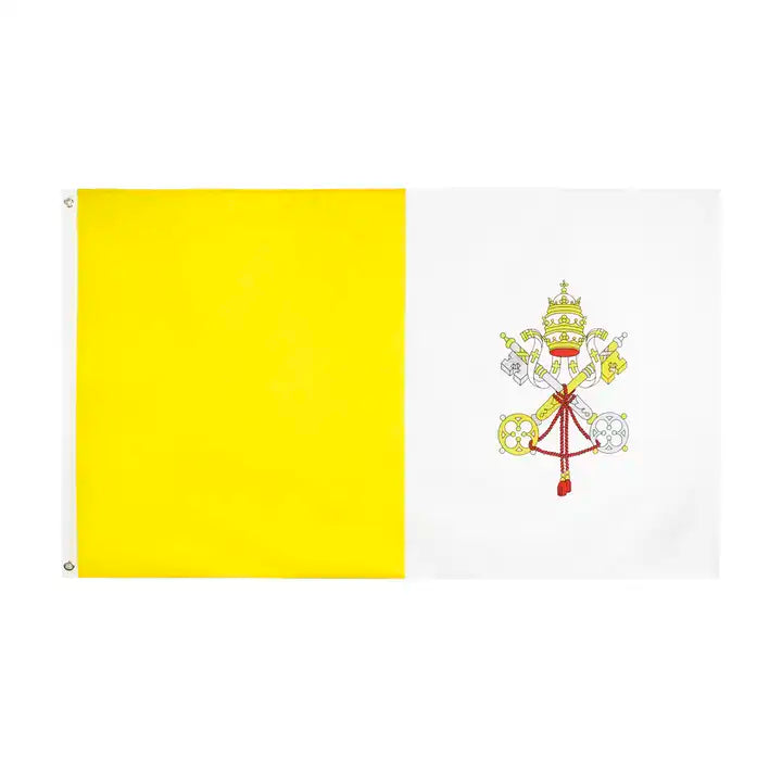 Bandera del Vaticano de 3' x 5'