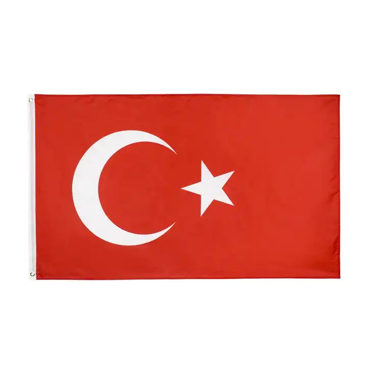 Bandera de Turquía de 3' x 5'