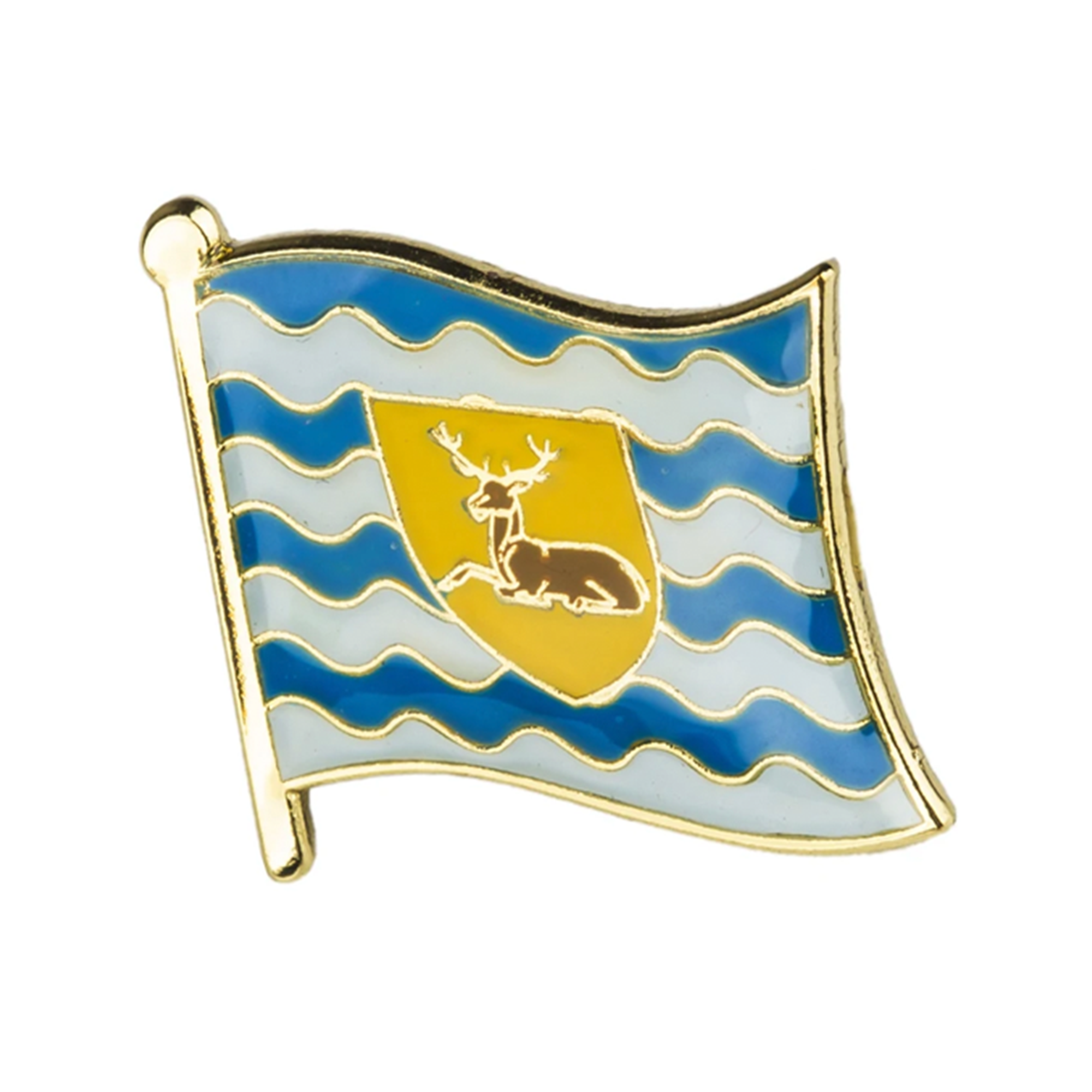 Hertfordshire English County Flag Pin Badge