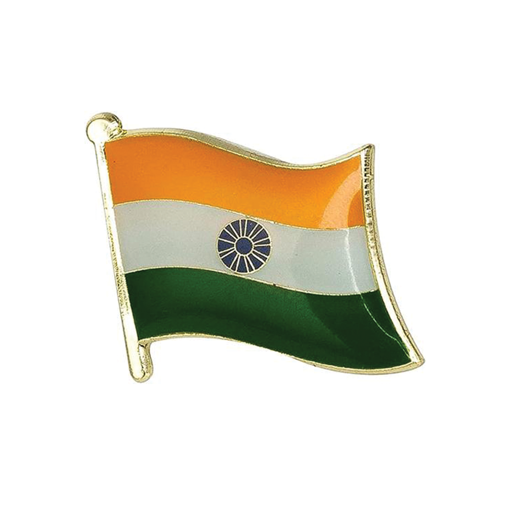 India Flag Pin Badge