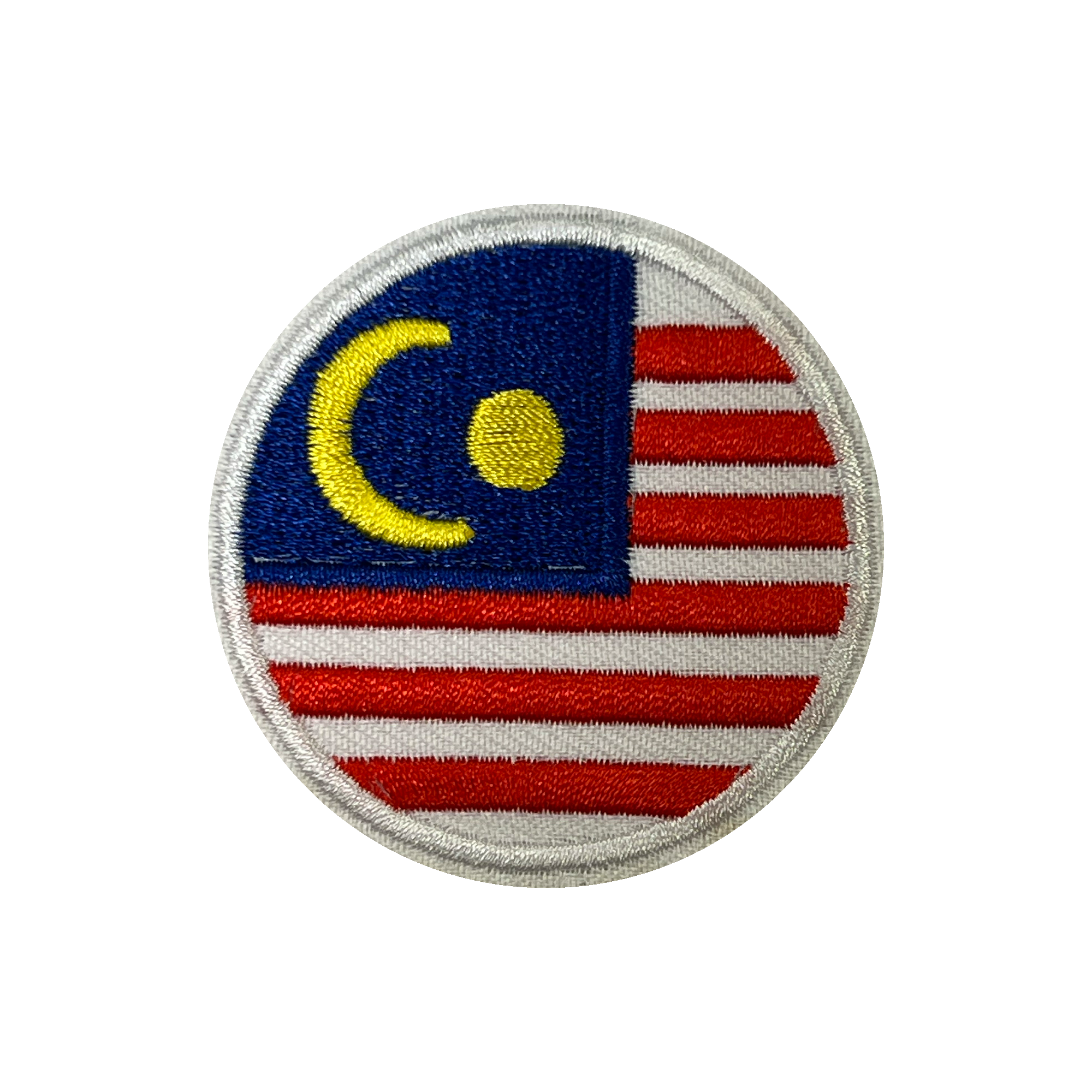 Malaysia Round Embroidery Patch (5cm)