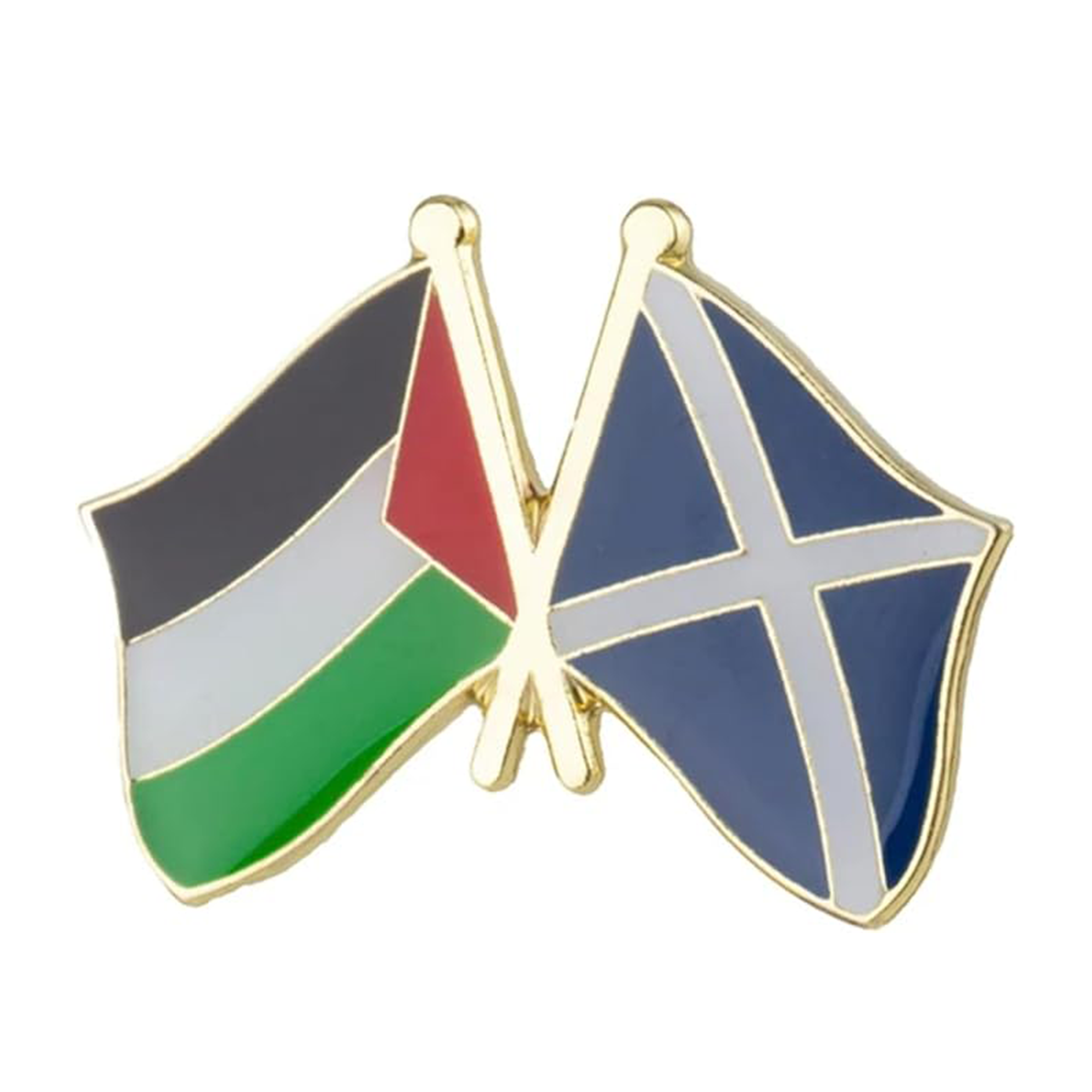 Scotland & Palestine Friendship Pin Badge