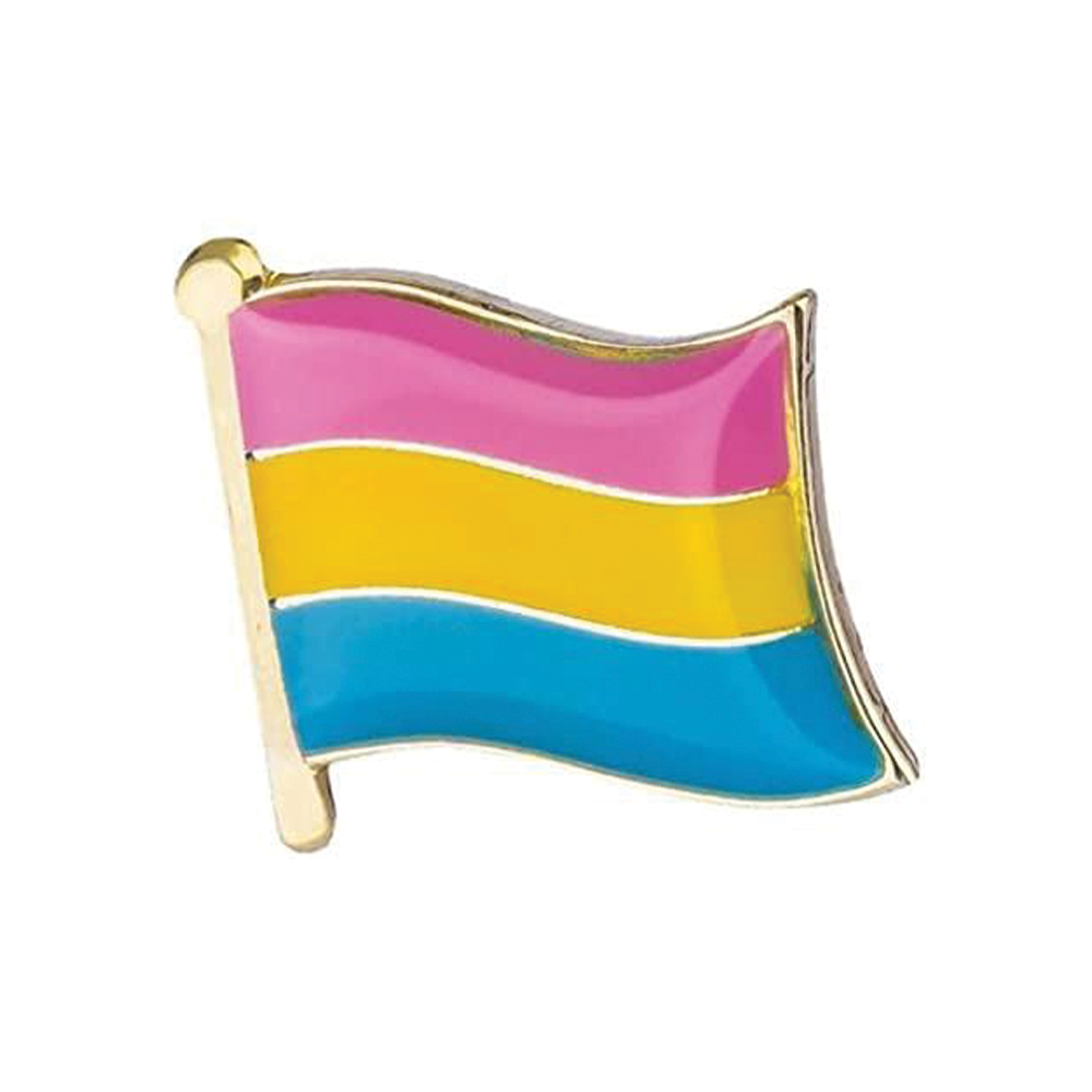 Pansexual Flag Pin Badge