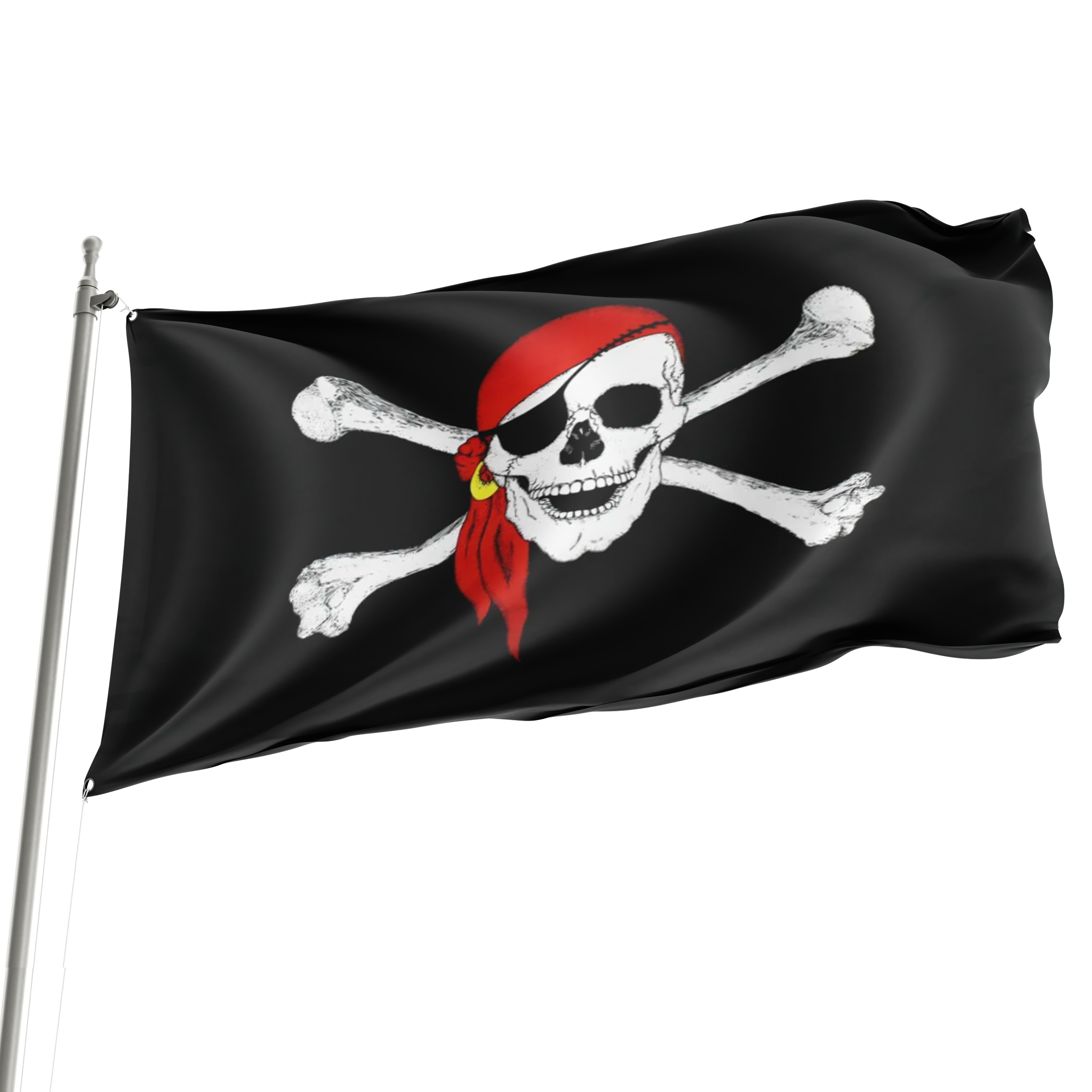 3' x 5' Pirate Skull Flag