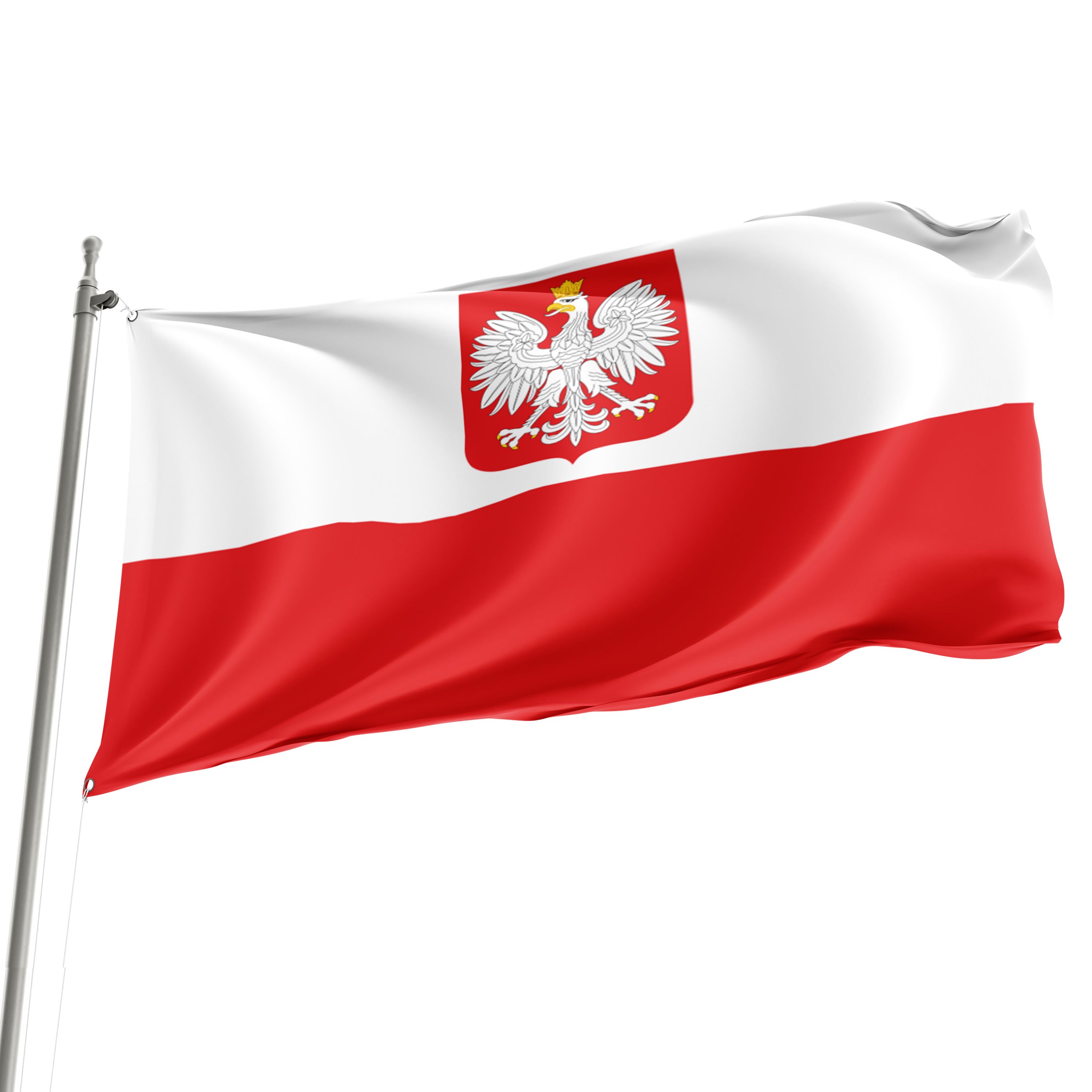 3' x 5' Poland Naval Crest Flag