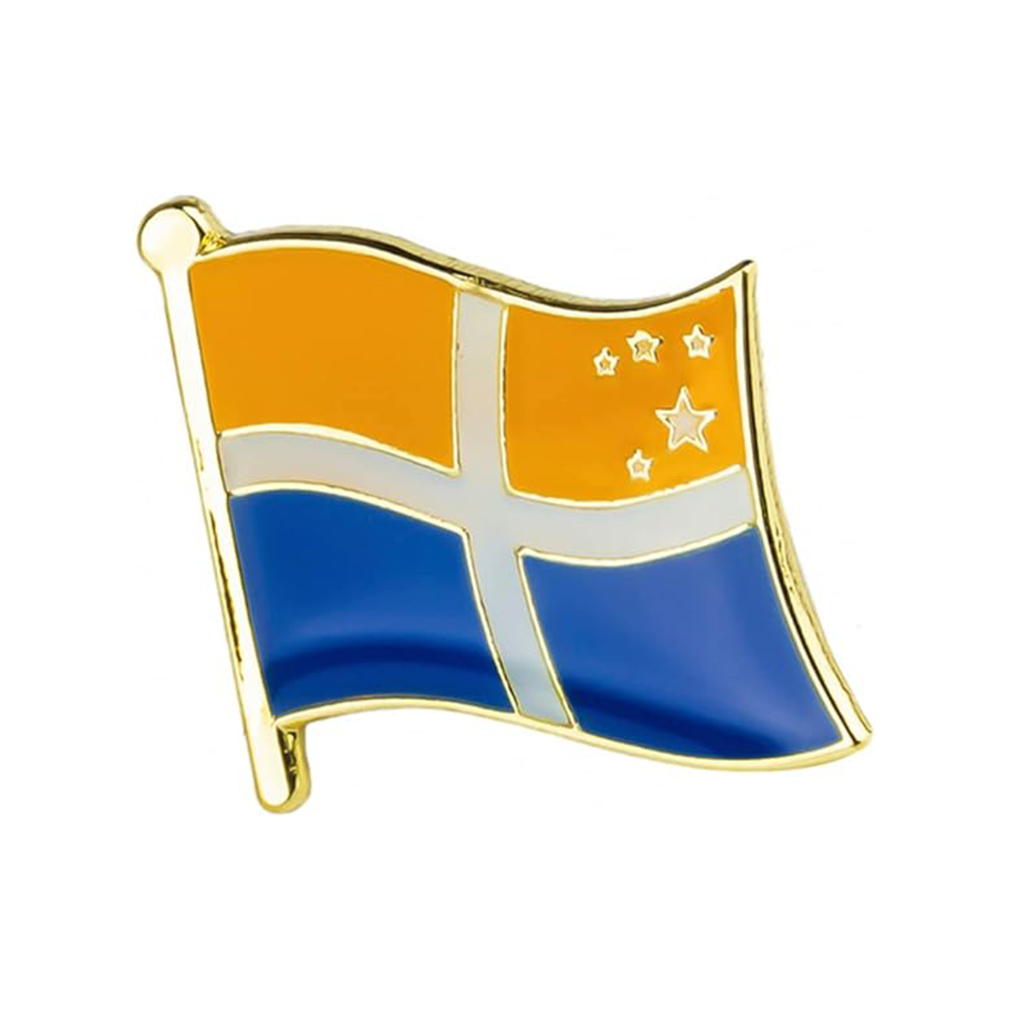 Isles Of Scilly Regional English County Flag Pin Badge