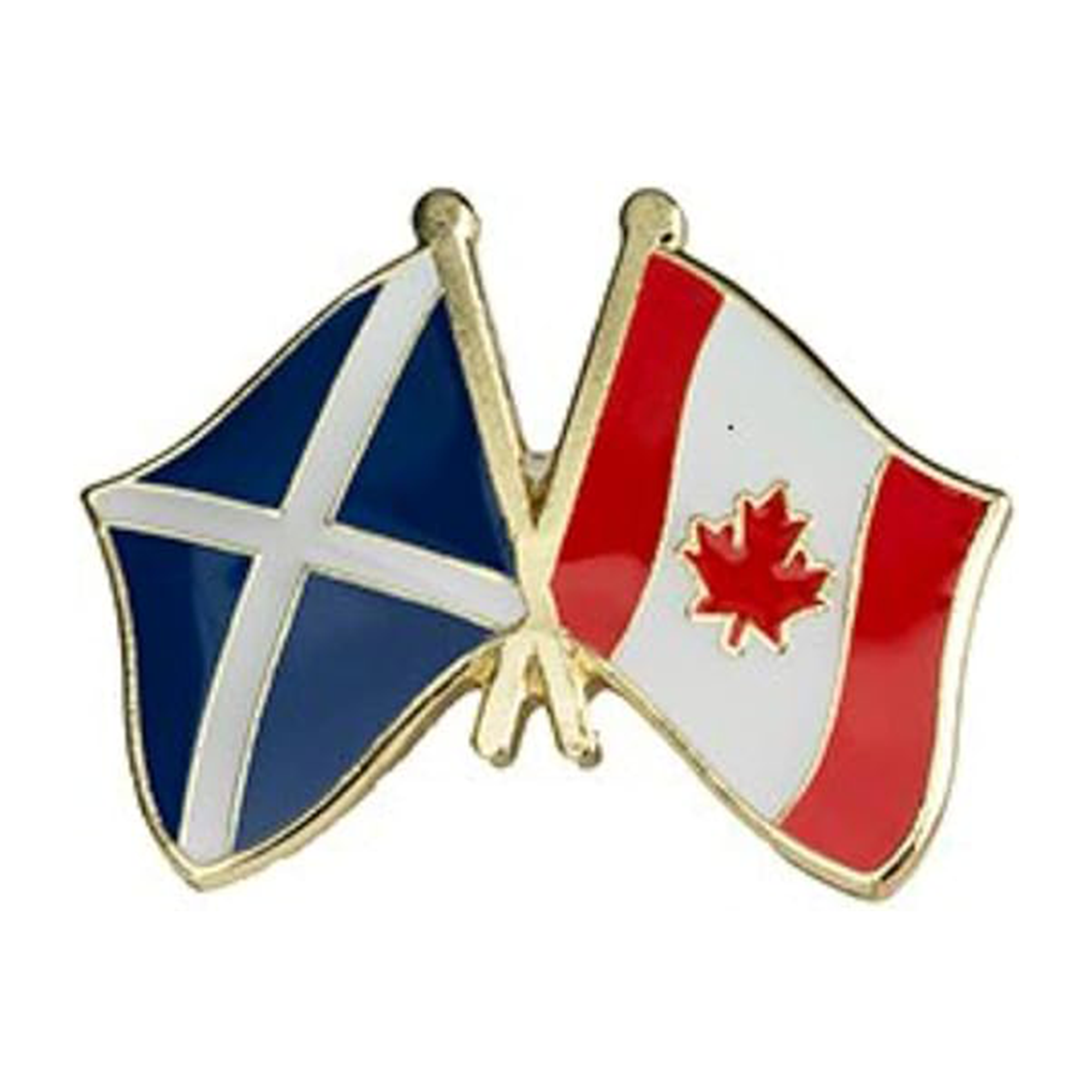 Scotland & Canada Friendship Pin Badge