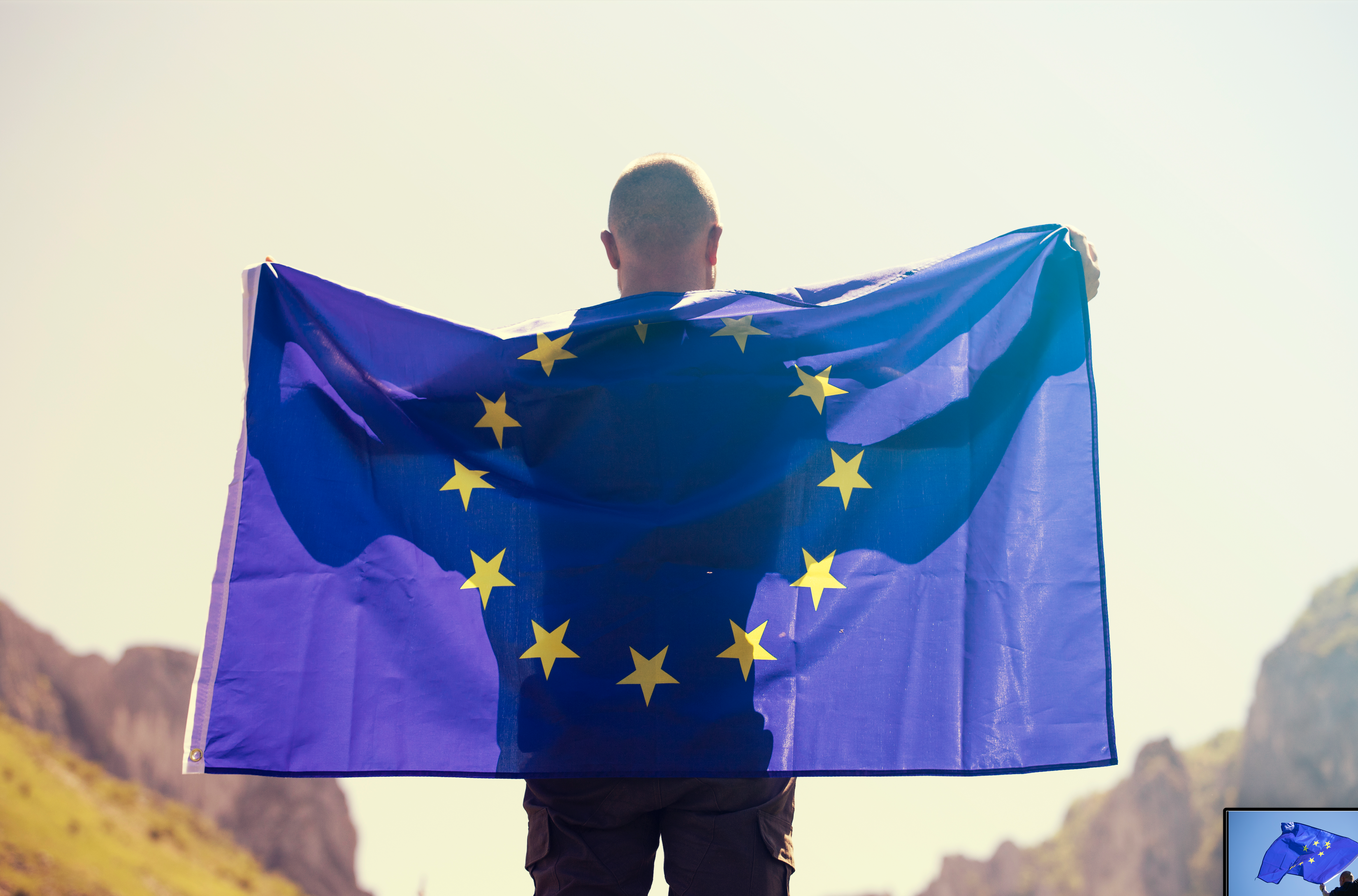 Bandera de la Unión Europea de 3' x 5'