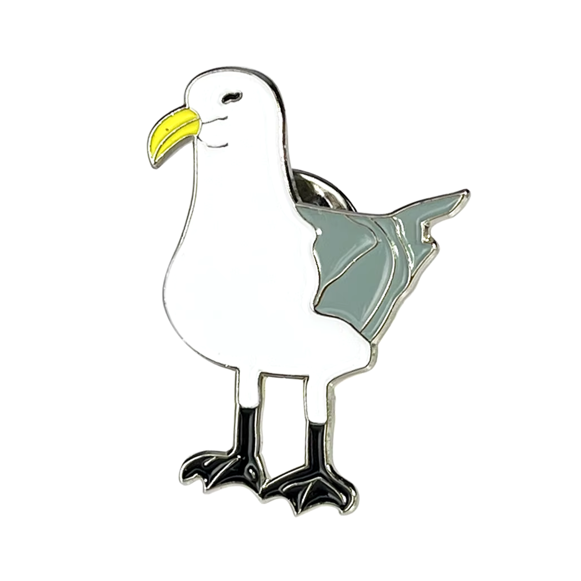 Seagull Bird Pin Badge