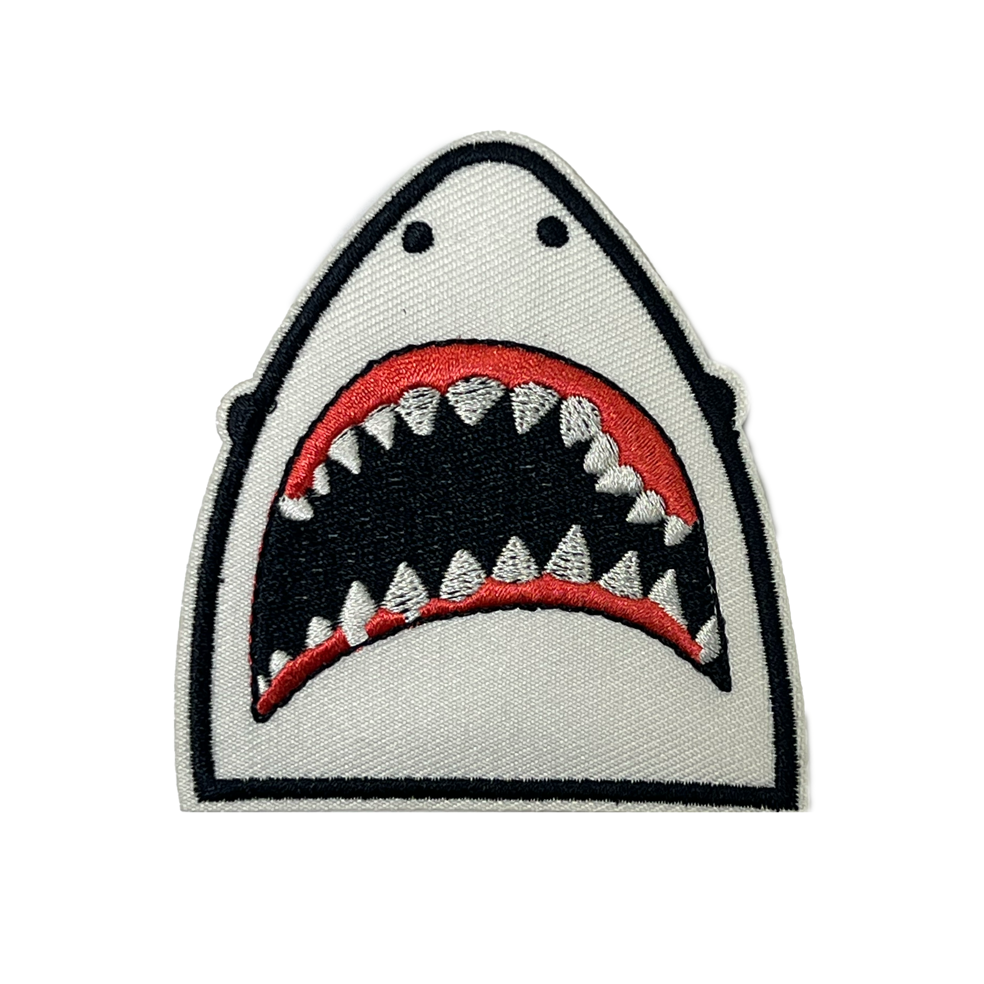 Shark Embroidery Patch (7.5 x 8cm)