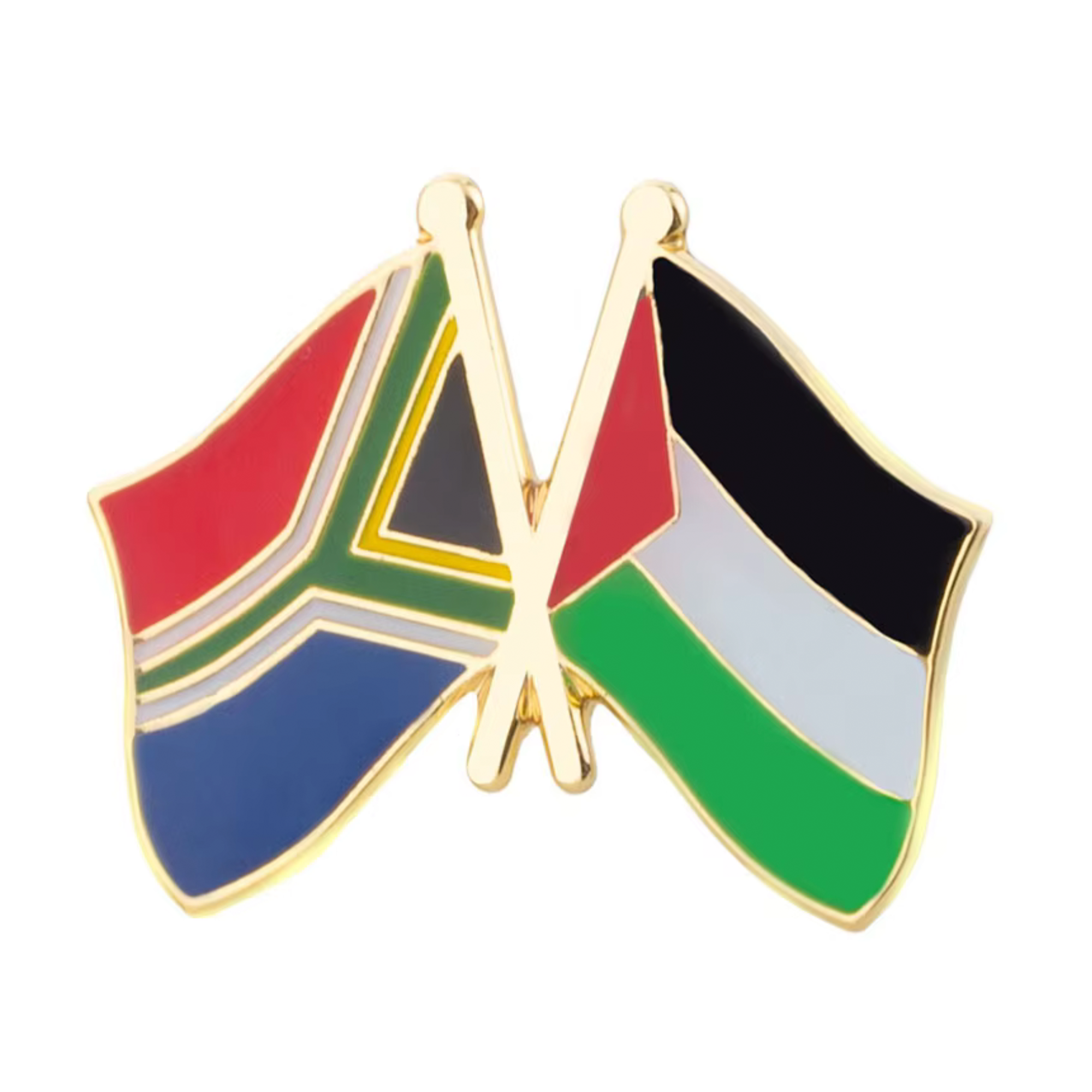 South Africa & Palestine Friendship Pin Badge