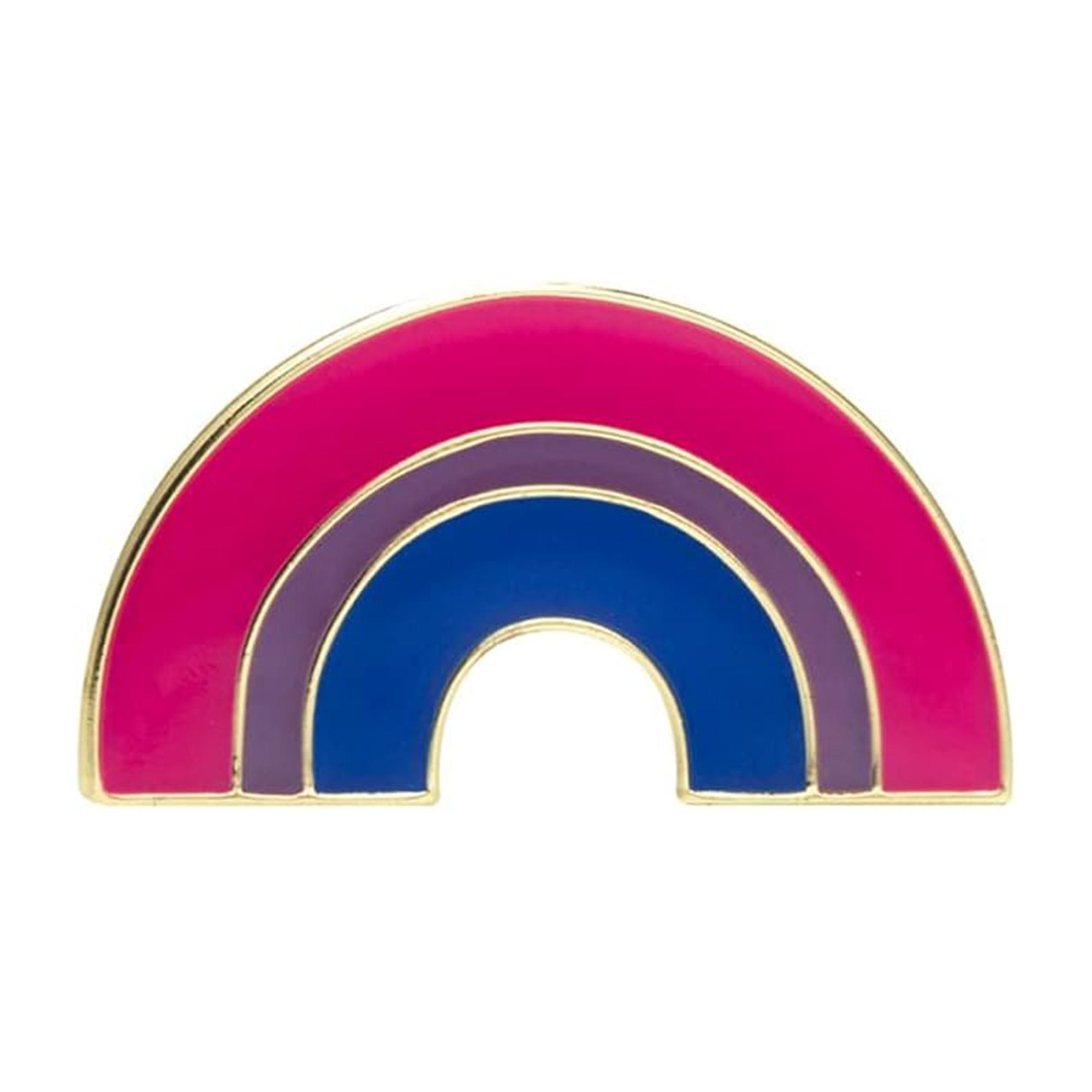 Bisexual Rainbow Flag Pin Badge