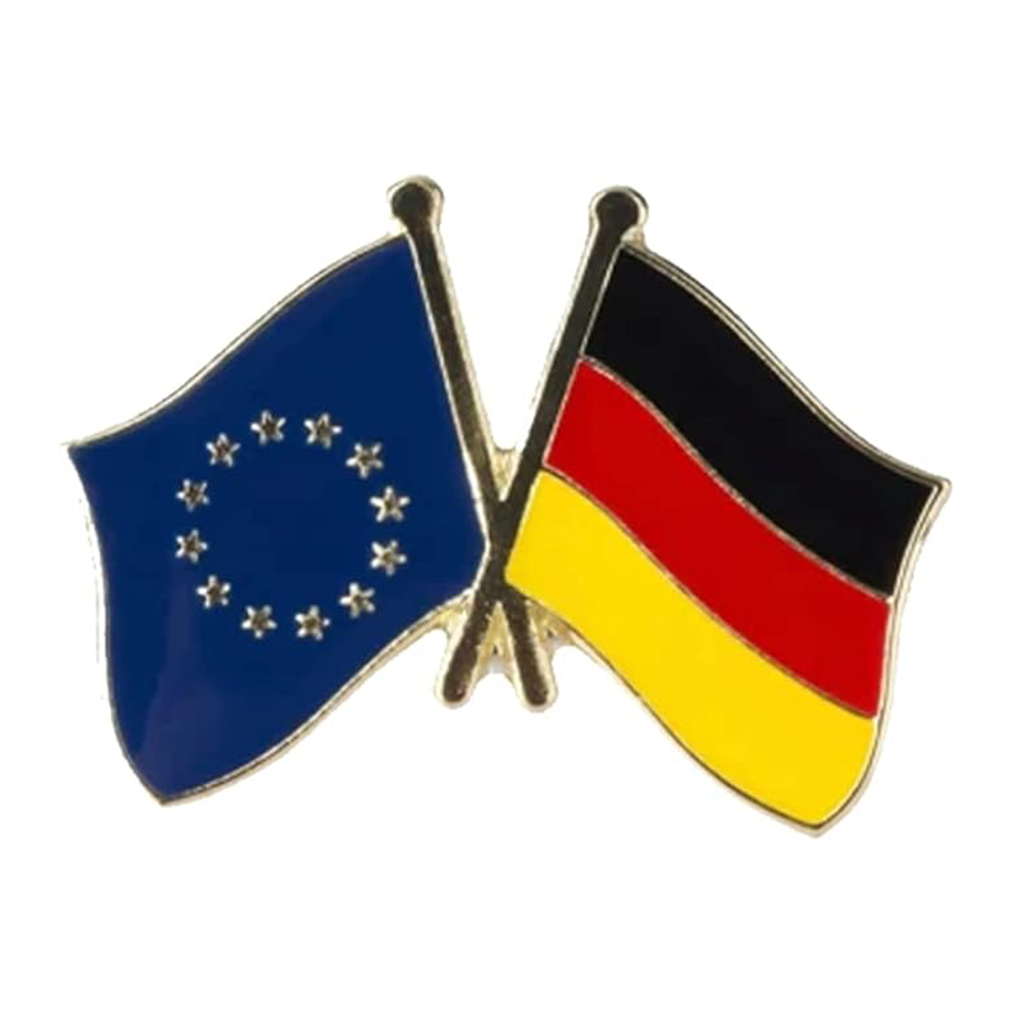 European Union (EU) & Germany Friendship Pin Badge