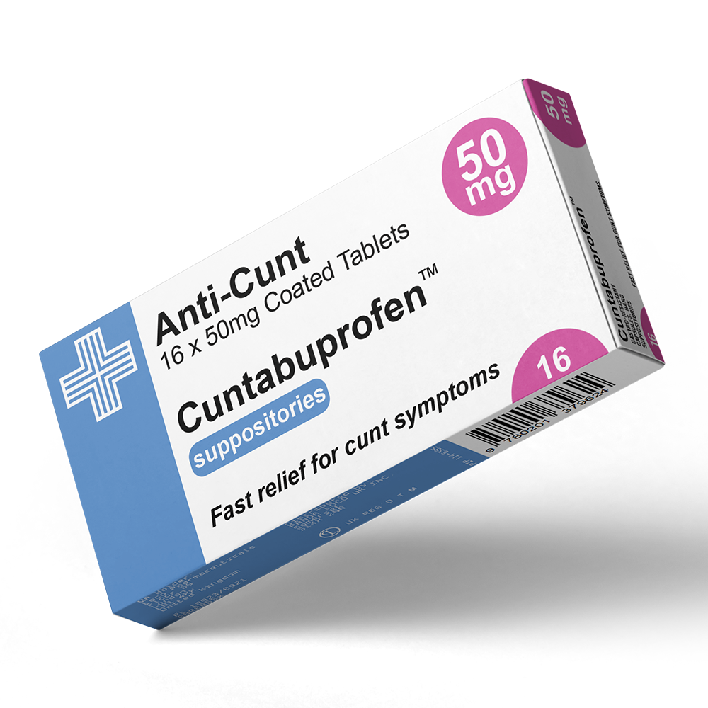 Anti-Cunt Joke Pill Box + Prescription Bag