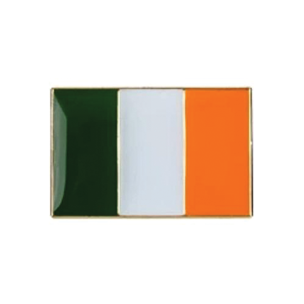Ireland Rectangle Flag Pin Badge