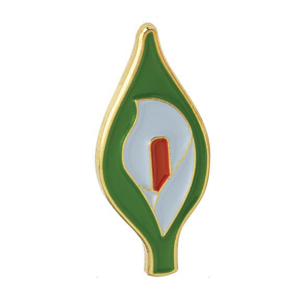 Irish Easter Lily Flag Pin Badge