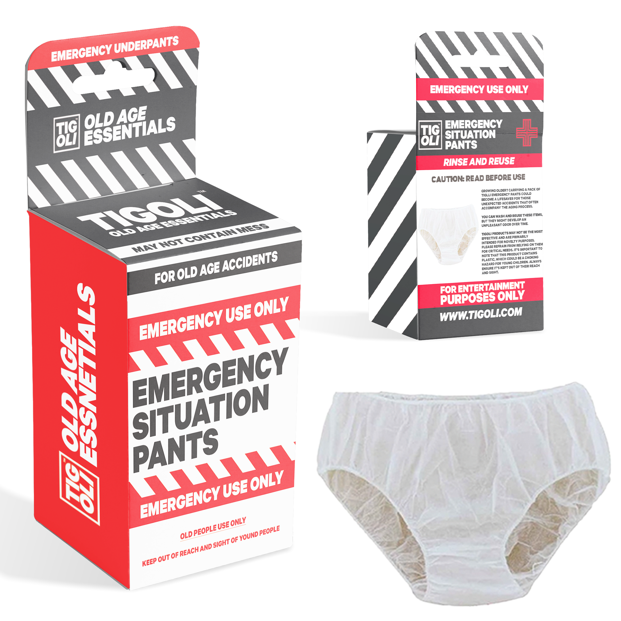 Emergency Situation Pants! - Old Age Retirement