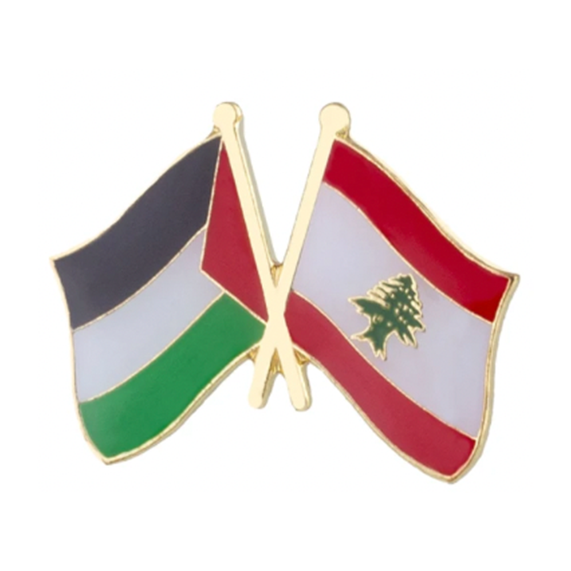 Palestine & Lebanon Friendship Pin Badge