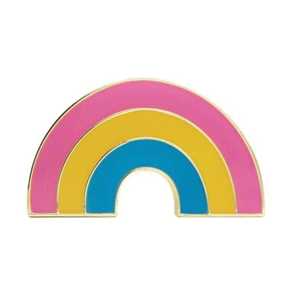 Pansexual Rainbow Flag Pin Badge