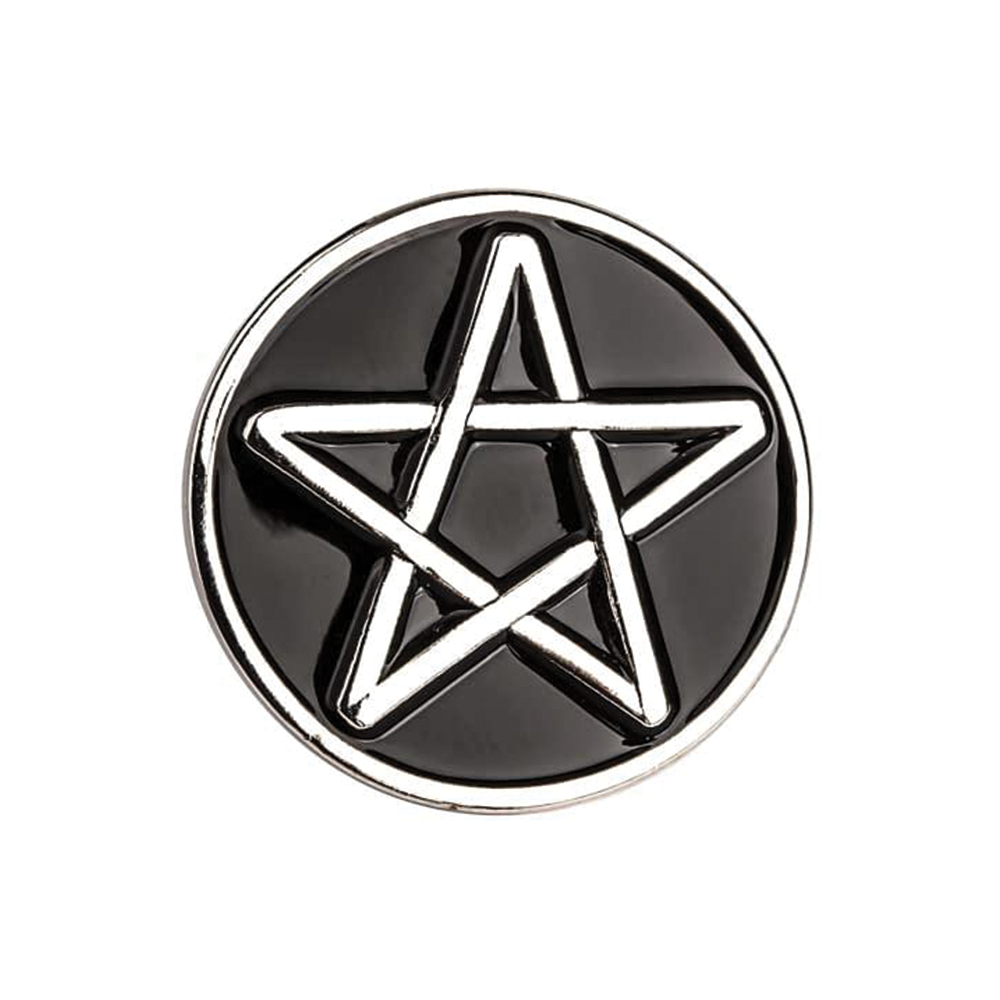Pentagram Star Pin Badge
