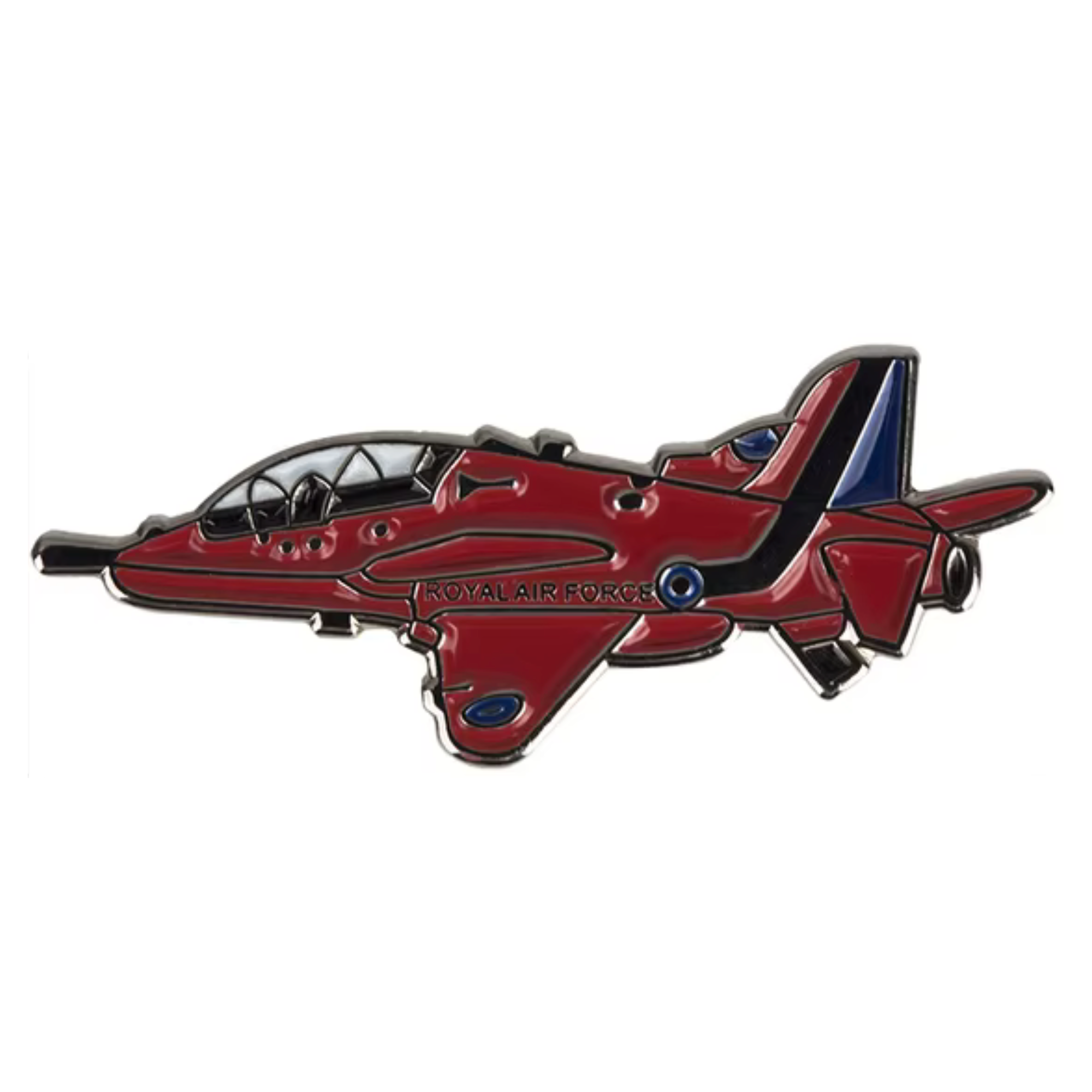 Red Jet Air Force Pin Badge