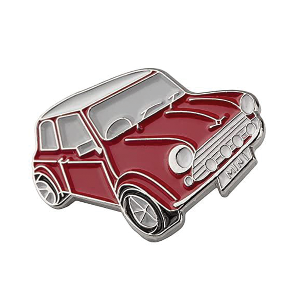 Red Car Mini Pin Badge