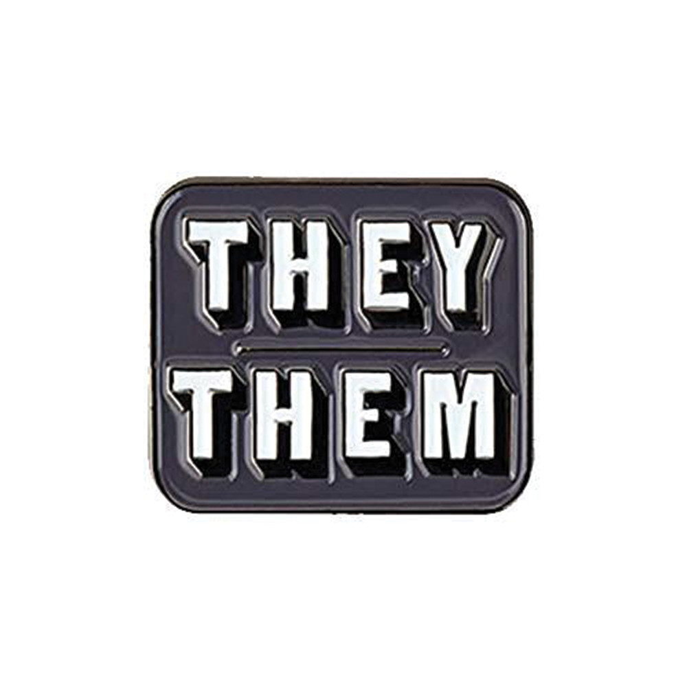 Pronoun Thay/Them Pin Badge