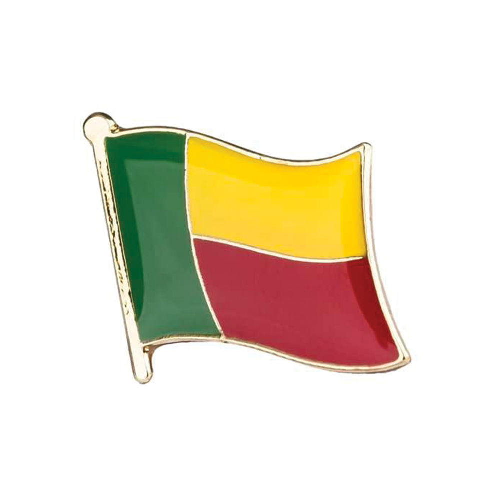 Benin Flag Pin Badge