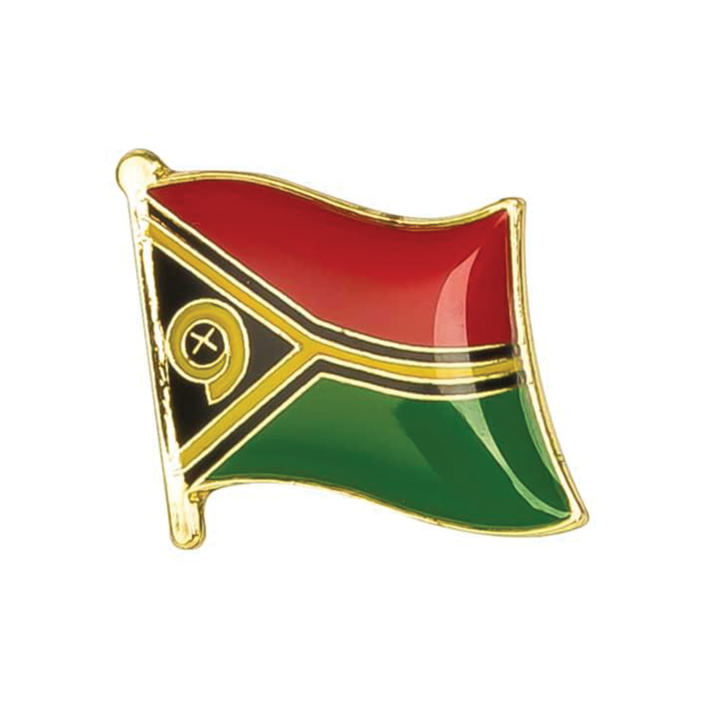 Vanuatu Flag Pin Badge