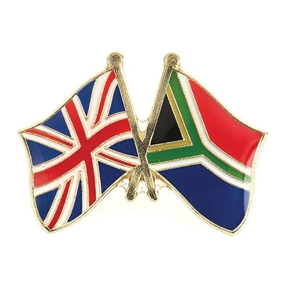 United Kingdom & South Africa Friendship Pin Badge