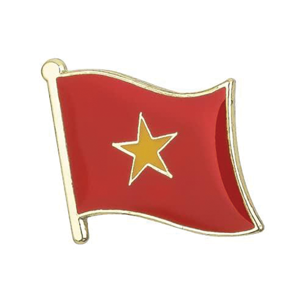 Vietnam Flag Pin Badge