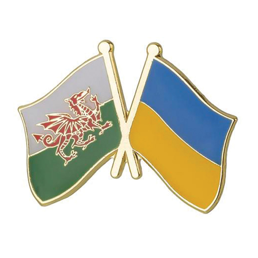 Wales & Ukraine Friendship Pin Badge