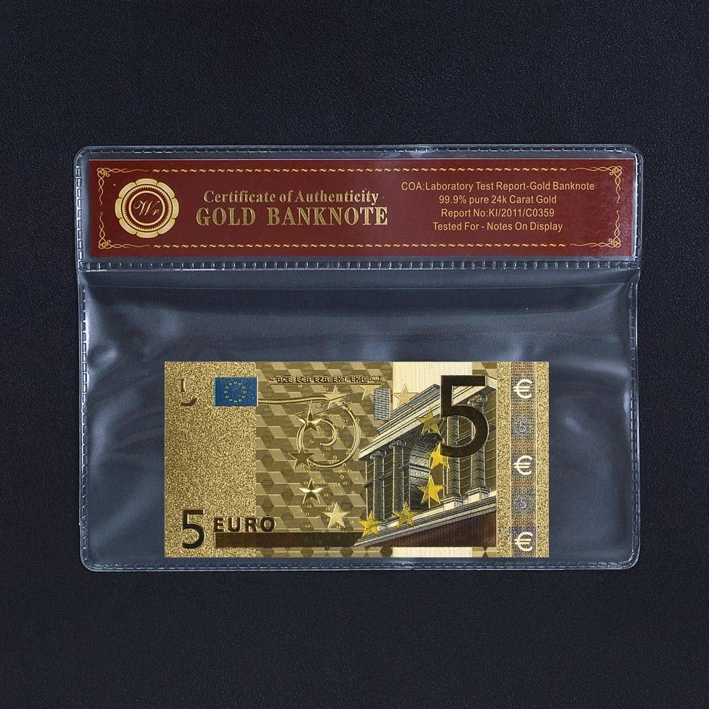 €5 Euro Golden Banknote