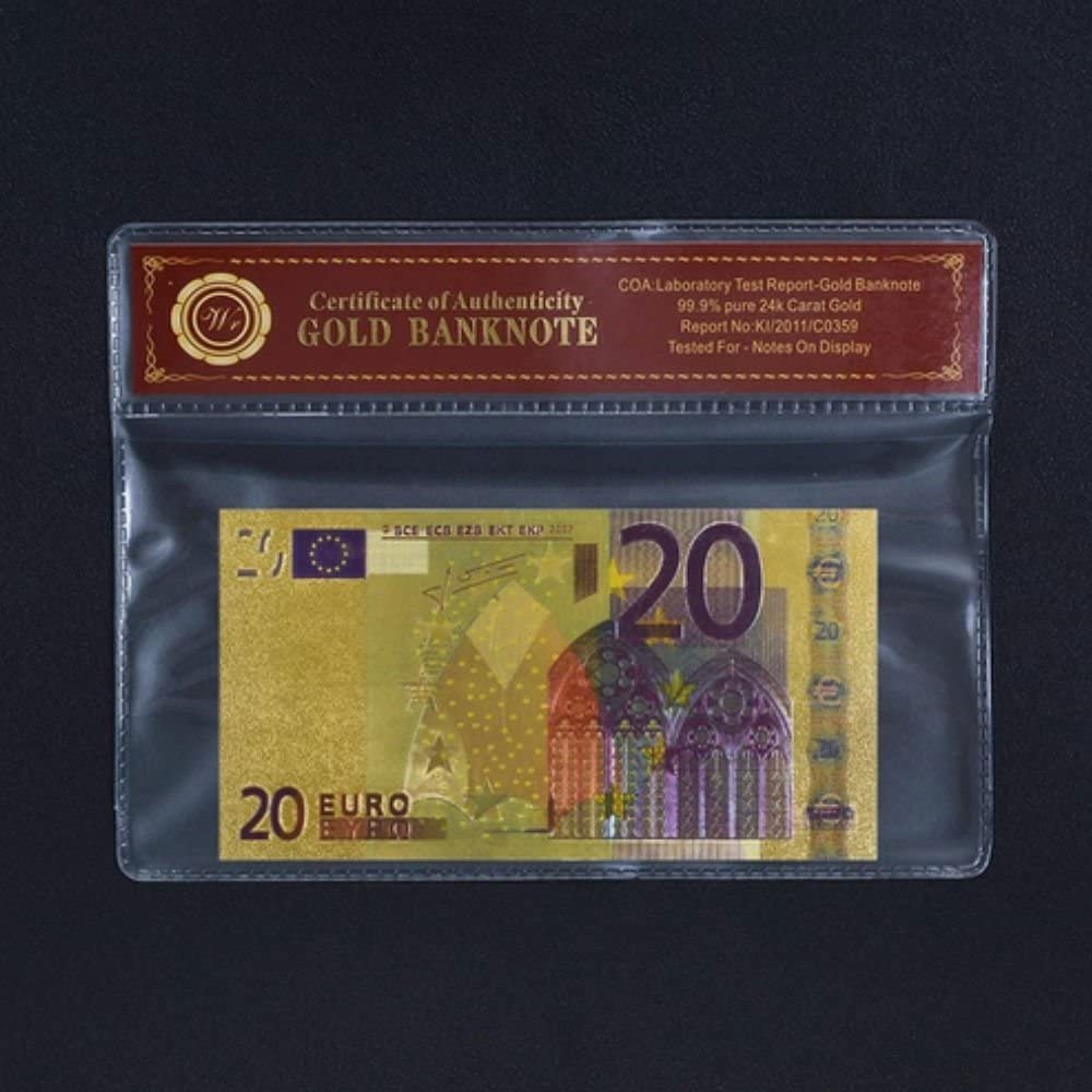 €20 Euro Golden Banknote