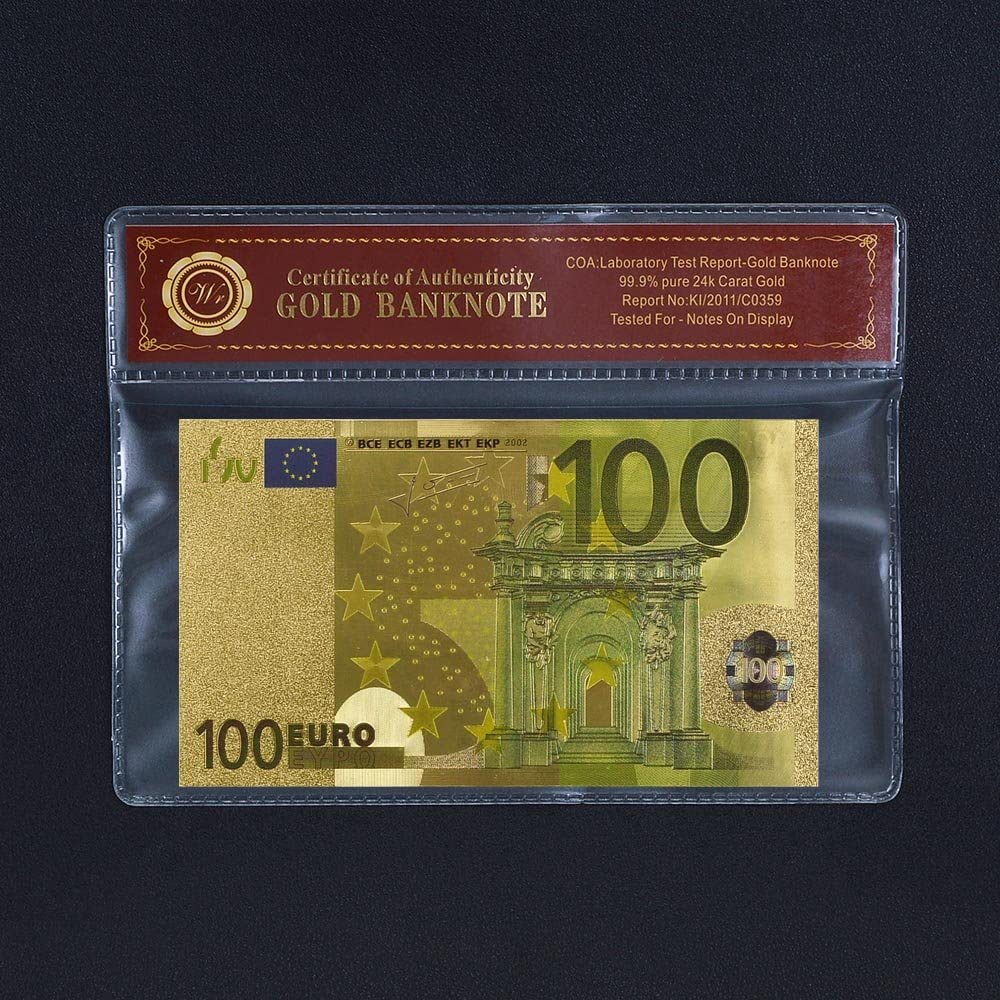 €100 Euro Golden Banknote