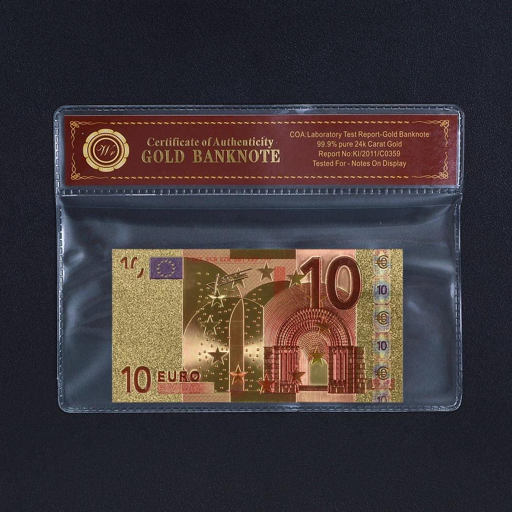 €10 Euro Golden Banknote